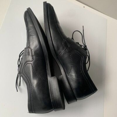 Johnston & Murphy Johnston & Murphy Shuler Oxford Black Leather Dress Shoes Me Size US 10.5 / EU 43-44 - 8 Thumbnail