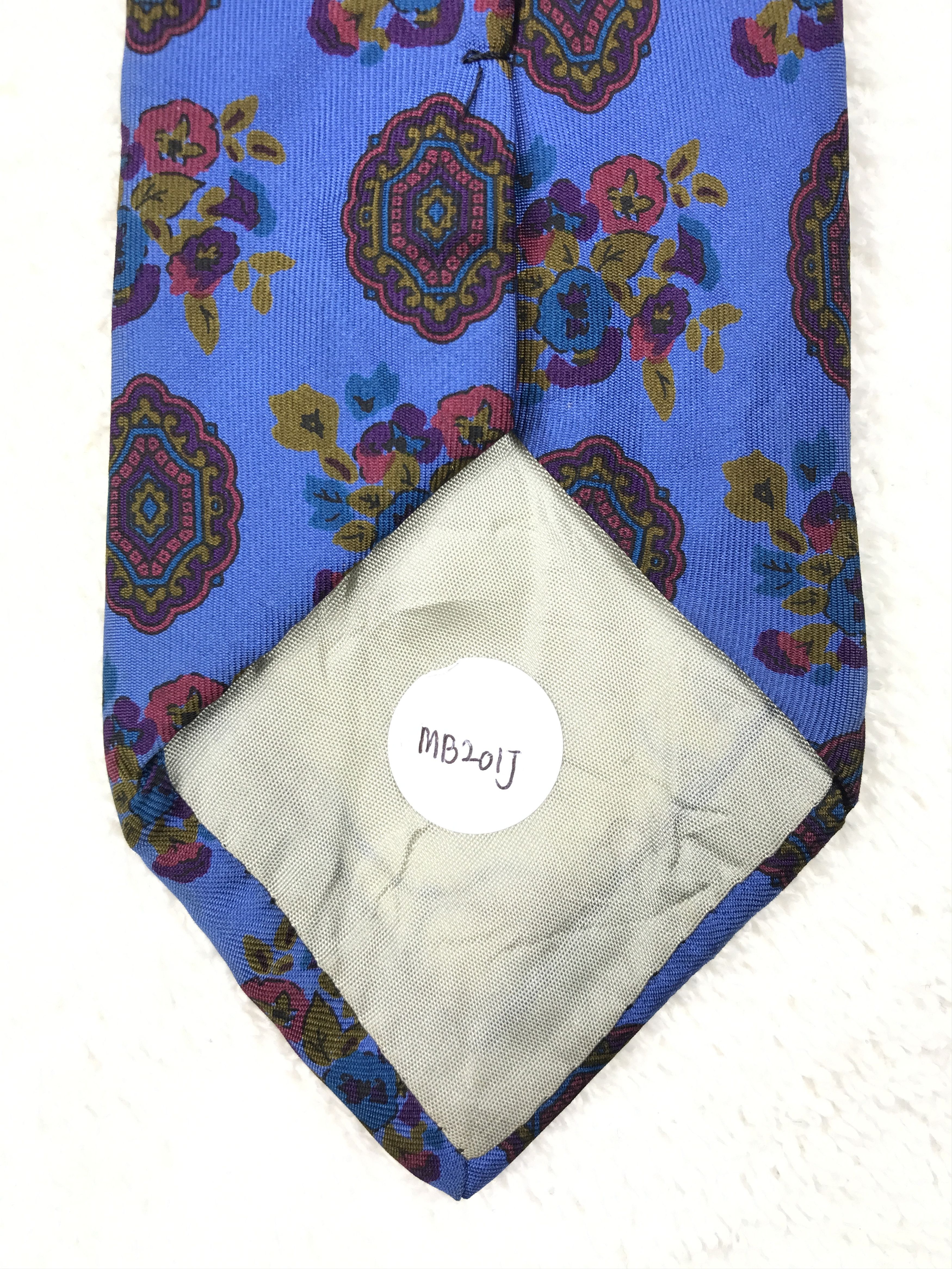 Vintage Vintage Morabito Silk Necktie Size ONE SIZE - 9 Thumbnail