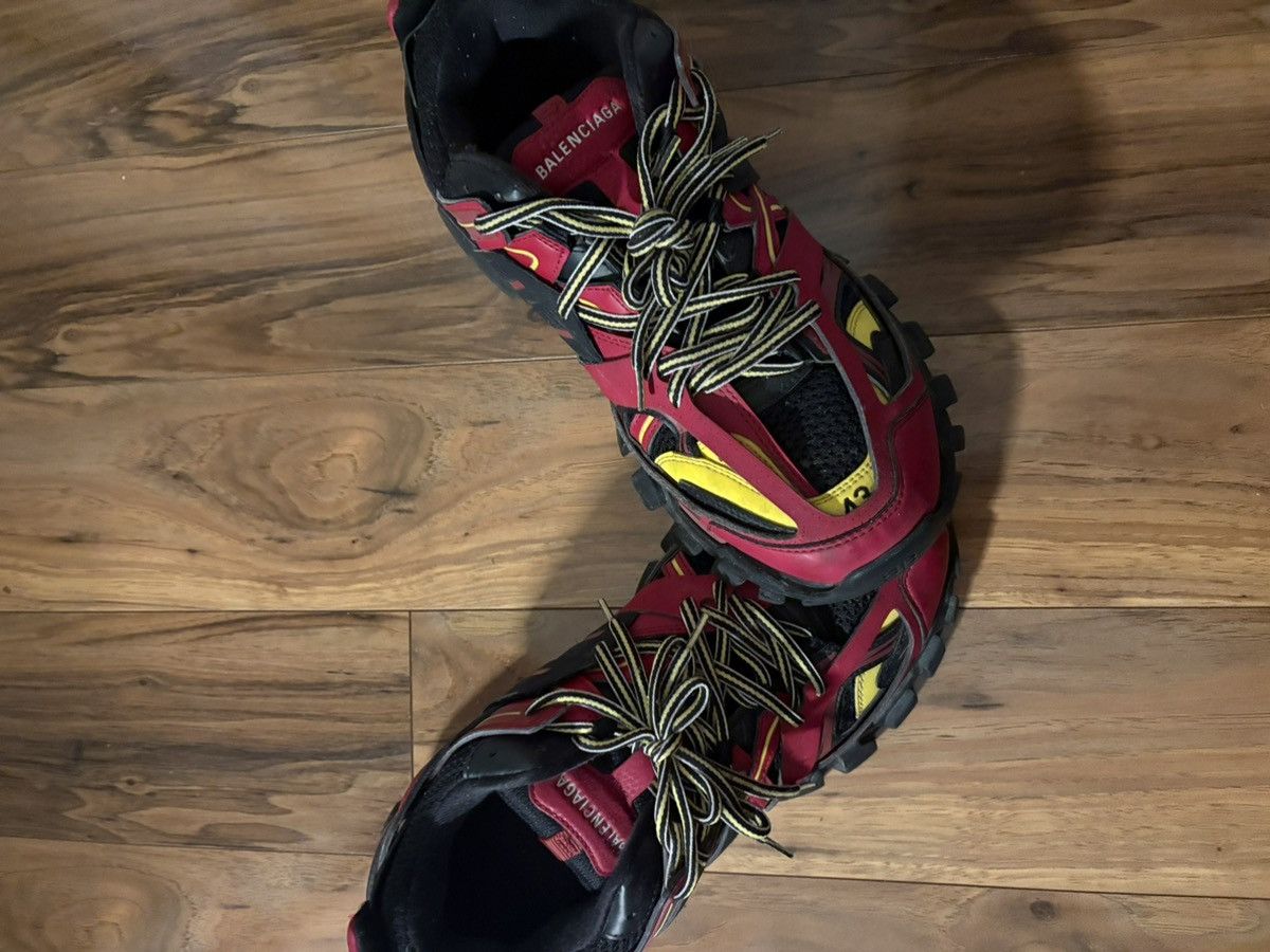 Balenciaga Balenciaga red and yellow track Size US 10 / EU 43 - 4 Thumbnail