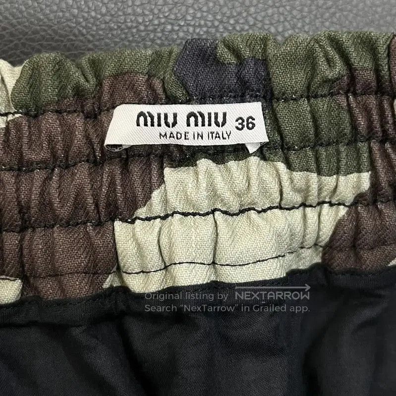 Miu Miu Miu Miu Women's Cotton Camouflage Skirt . Size 23" - 5 Thumbnail