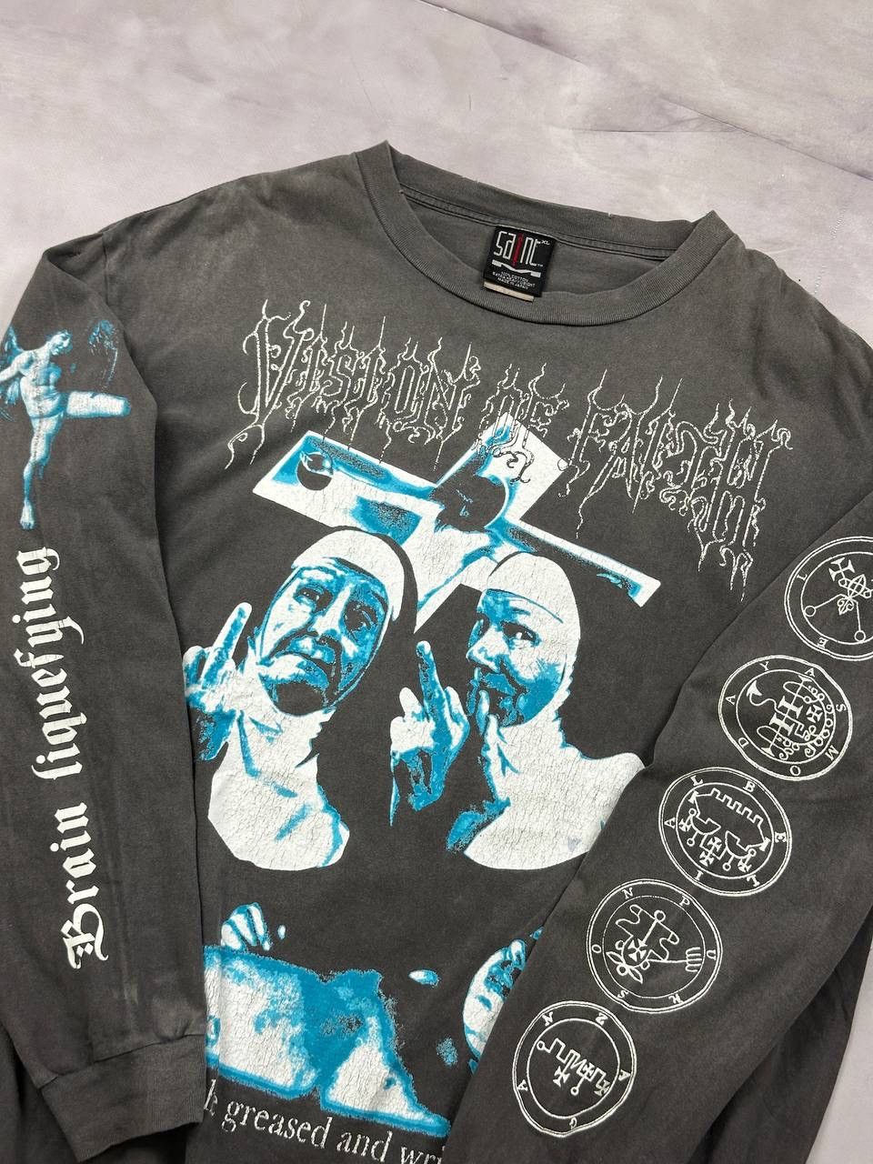 Saint Michael Ss23 Saint Michael Sisters/Cradle of Filth L/S Tee Size US XL / EU 56 / 4 - 3 Thumbnail