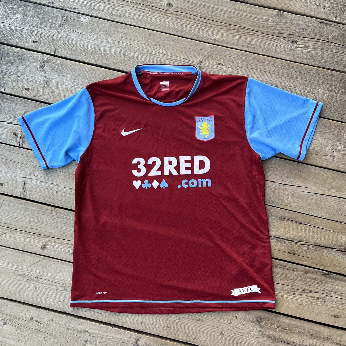 Nike Aston Villa home kit season 2007/2008 Size US XL / EU 56 / 4 - 1 Thumbnail