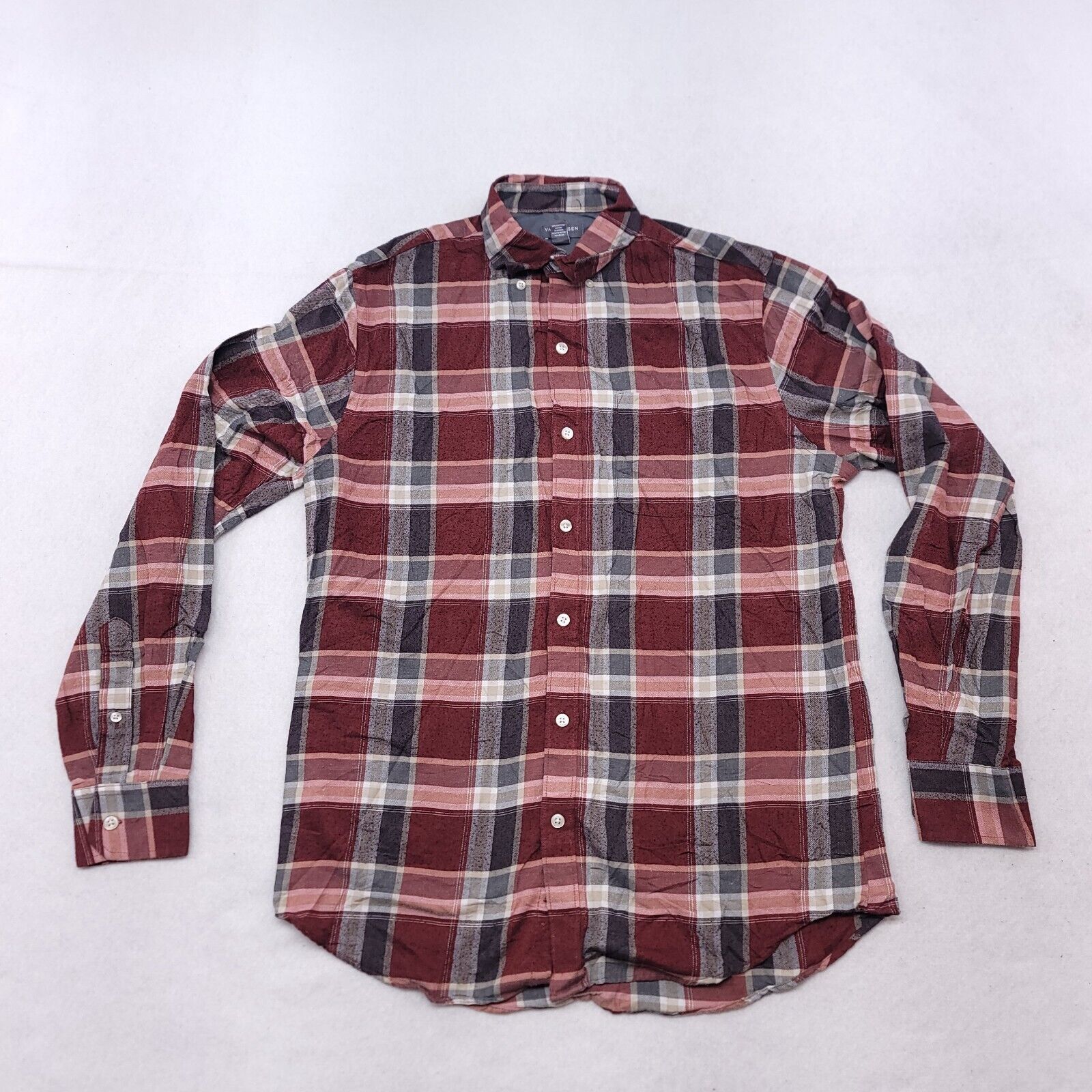 Van Heusen Van Heusen Madras Flannel Button Up Shirt Mens Size S Red Size US S / EU 44-46 / 1 - 2 Thumbnail