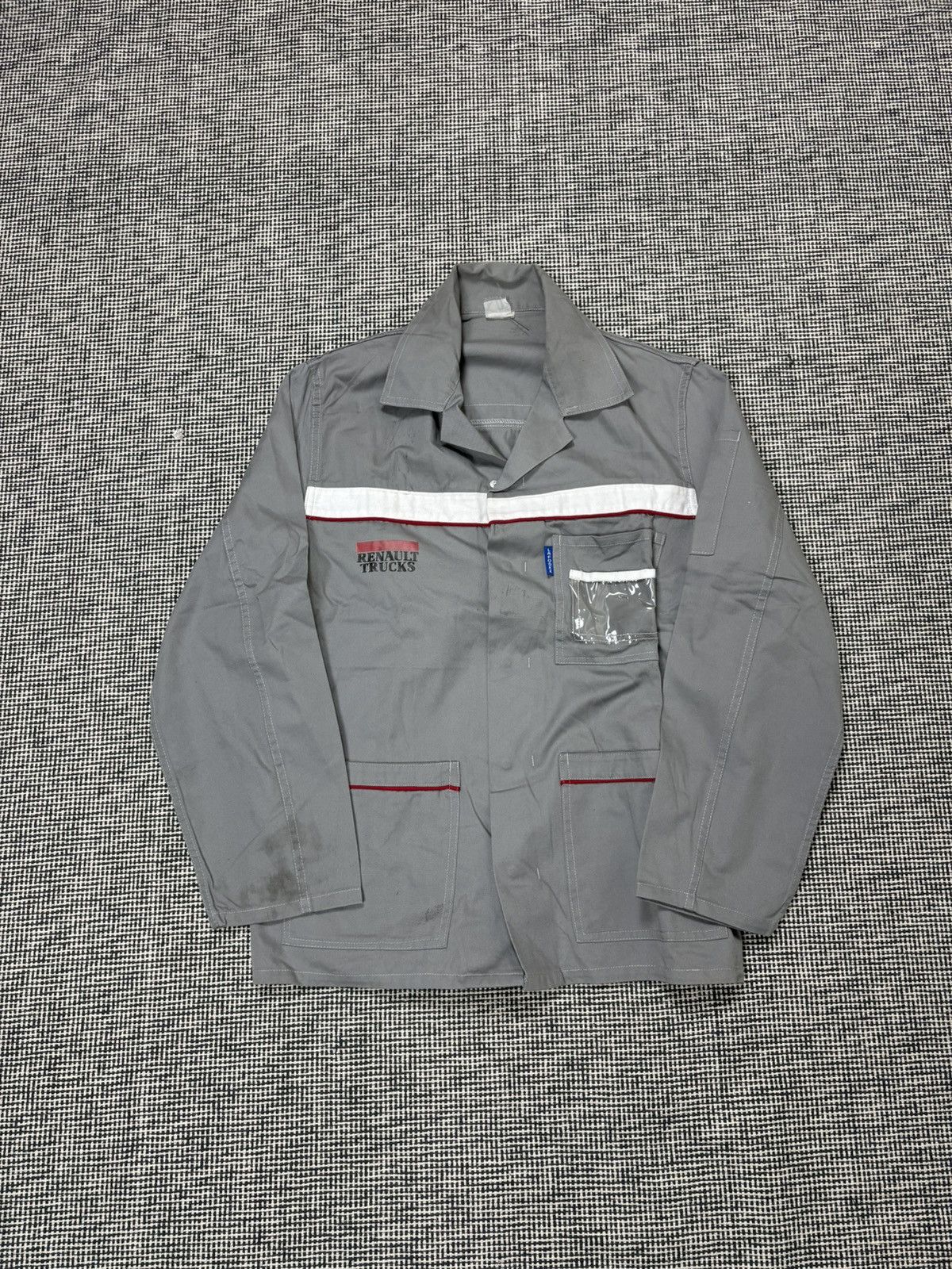 Other 80s Lafodex Renault Trucks work jacket mechanic chore coat Size US M / EU 48-50 / 2 - 1 Thumbnail