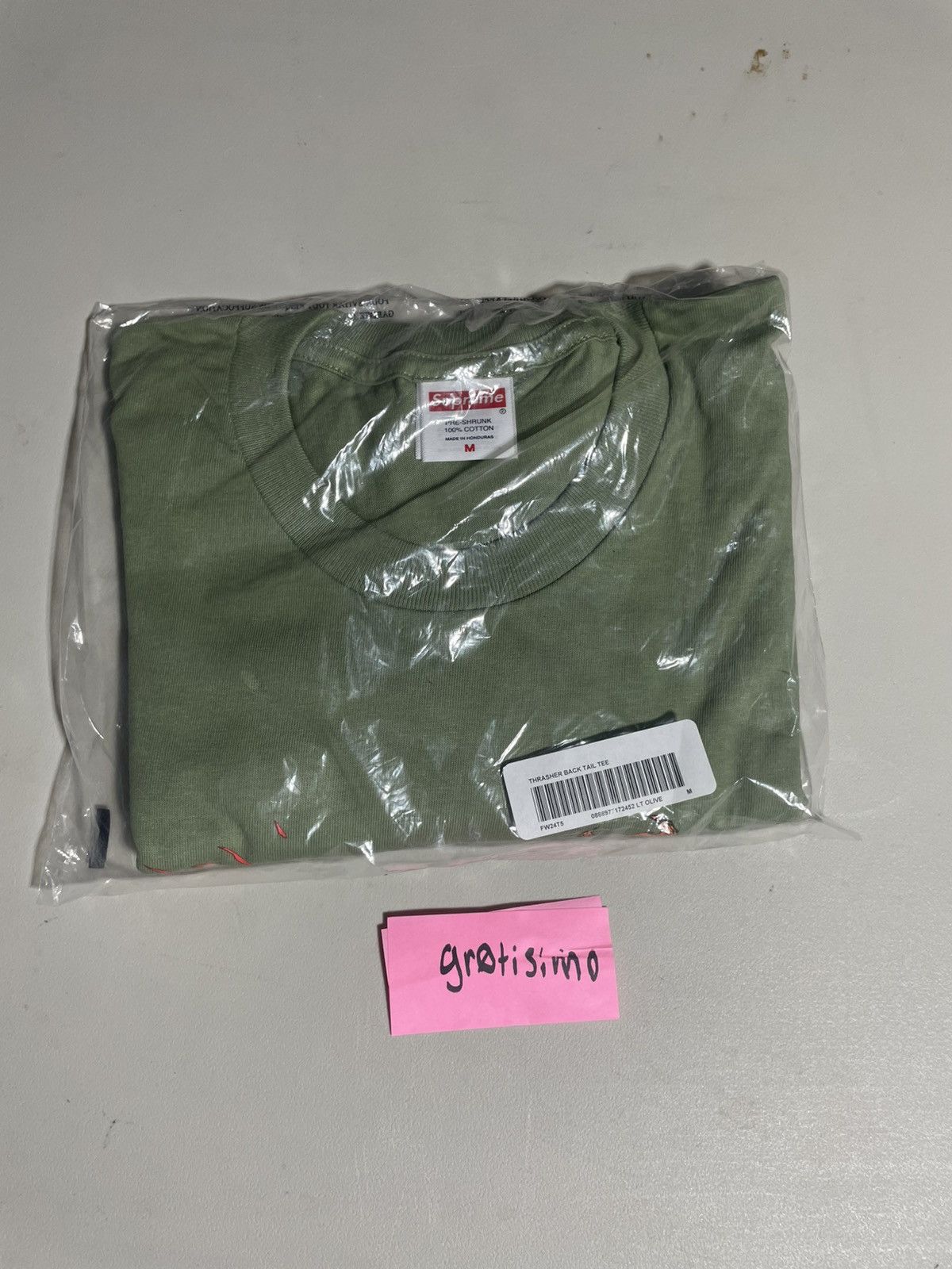 Supreme × Thrasher Supreme/Thrasher Back Tail Tee Size US M / EU 48-50 / 2 - 1 Thumbnail