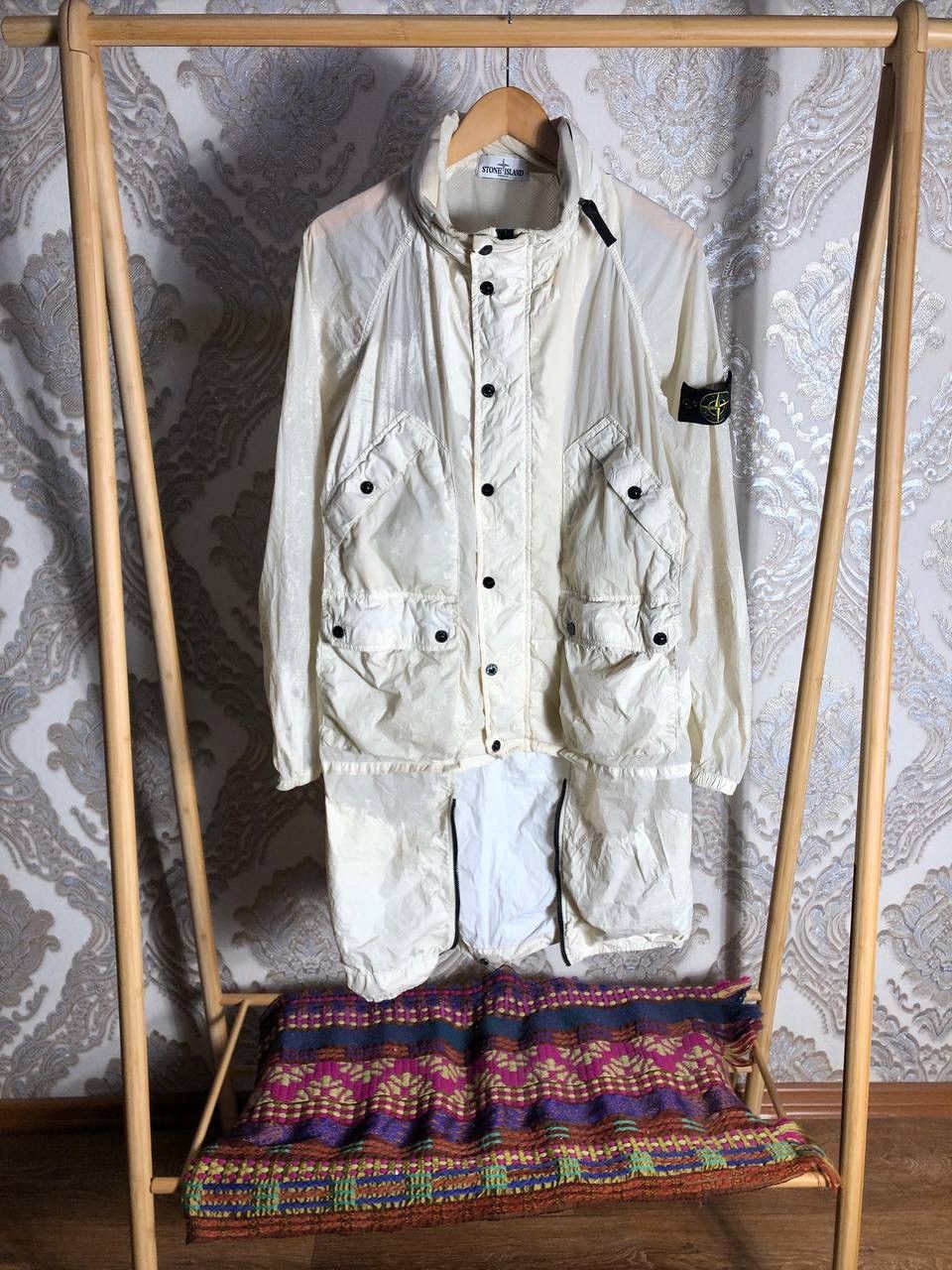 Stone Island VINTAGE STONE ISLAND MEMBRANA TC ITALIAN DESIGNER JACKET Y2K Size US L / EU 52-54 / 3 - 4 Thumbnail