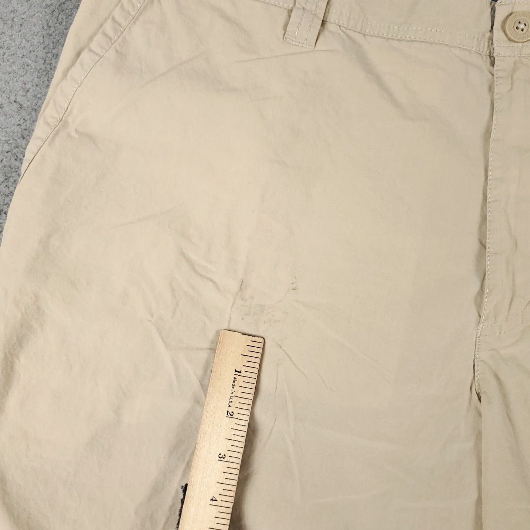 Vintage Vintage Columbia Men's Shorts Size 40 Beige Casual Flat Front Chino Size US 40 / EU 56 - 5 Thumbnail