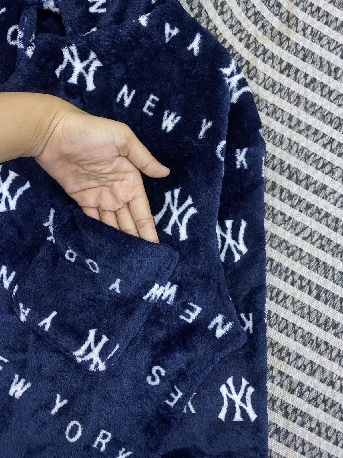New York Yankees Vintage New York Yankees Genuine Sleepwear Pajama Top Size L / US 10 / IT 46 - 7 Thumbnail