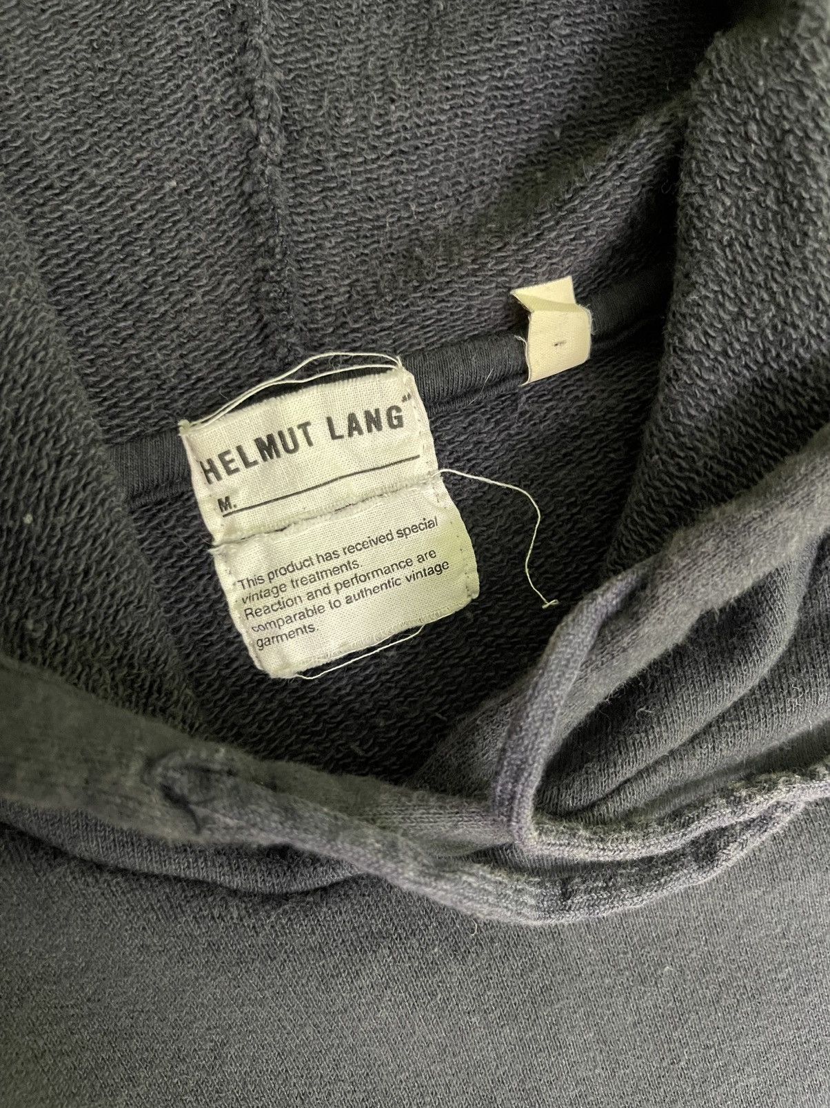 Helmut Lang Vintage Helmut Lang Black Hoodie Size XS / US 0-2 / IT 36-38 - 14 Thumbnail