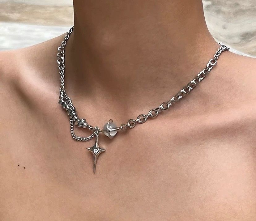Japanese Brand × Jewelry Retro punk necklace Size ONE SIZE - 1 Thumbnail