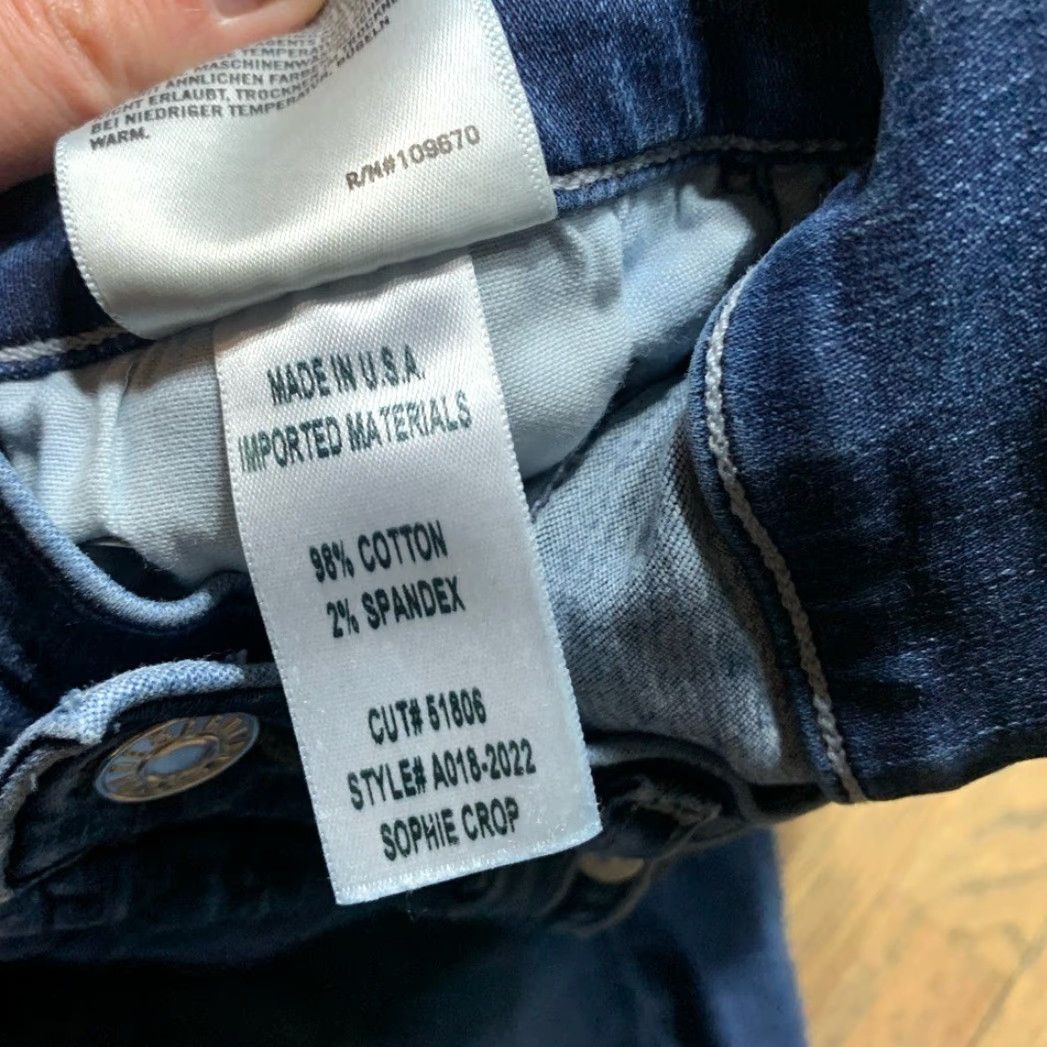 Agolde AGOLDE Jeans 28 Ankle Regular Size 28 Blue Women Size 28" / US 6 / IT 42 - 5 Thumbnail