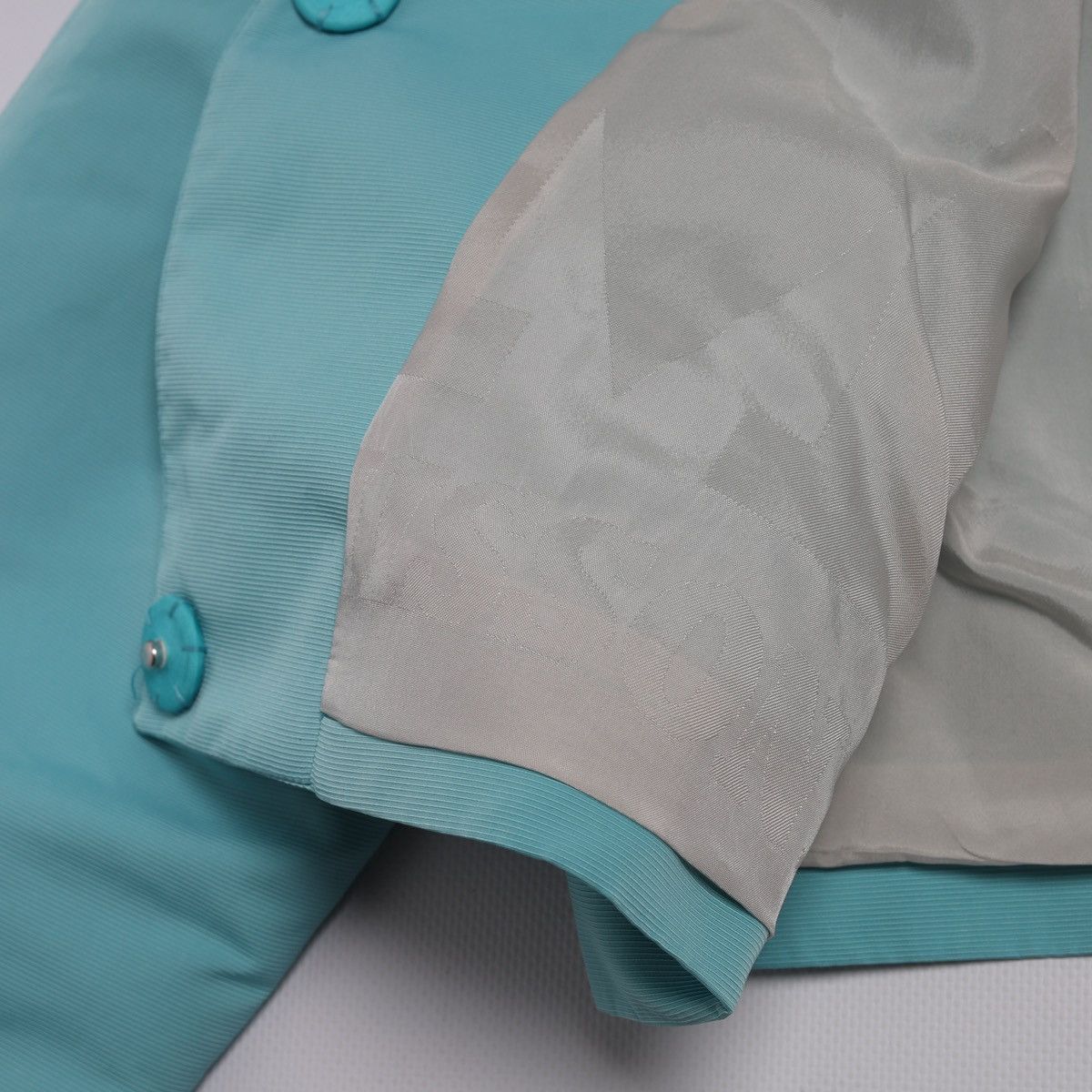 Missoni Missoni Crop Jacket Blazer Sky Blue Polyester Size S / US 4 / IT 40 - 16 Thumbnail