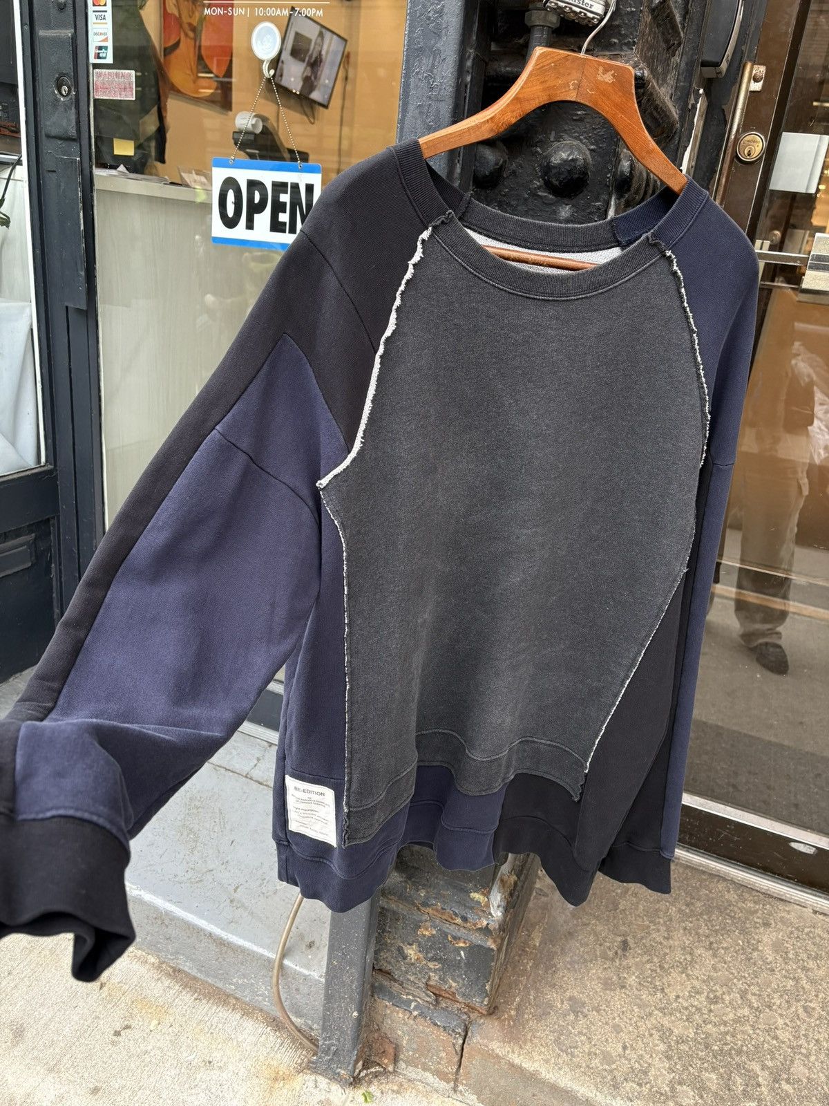 Maison Margiela MAISON MARGIELA - Re-Edition Oversized Patchwork Sweater 🫐 Size US M / EU 48-50 / 2 - 2 Thumbnail