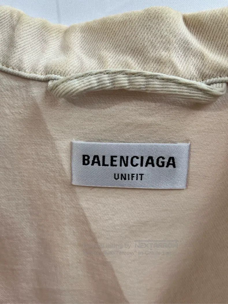 Balenciaga Balenciaga Off-white denim jacket, size XS Size US XS / EU 42 / 0 - 9 Thumbnail