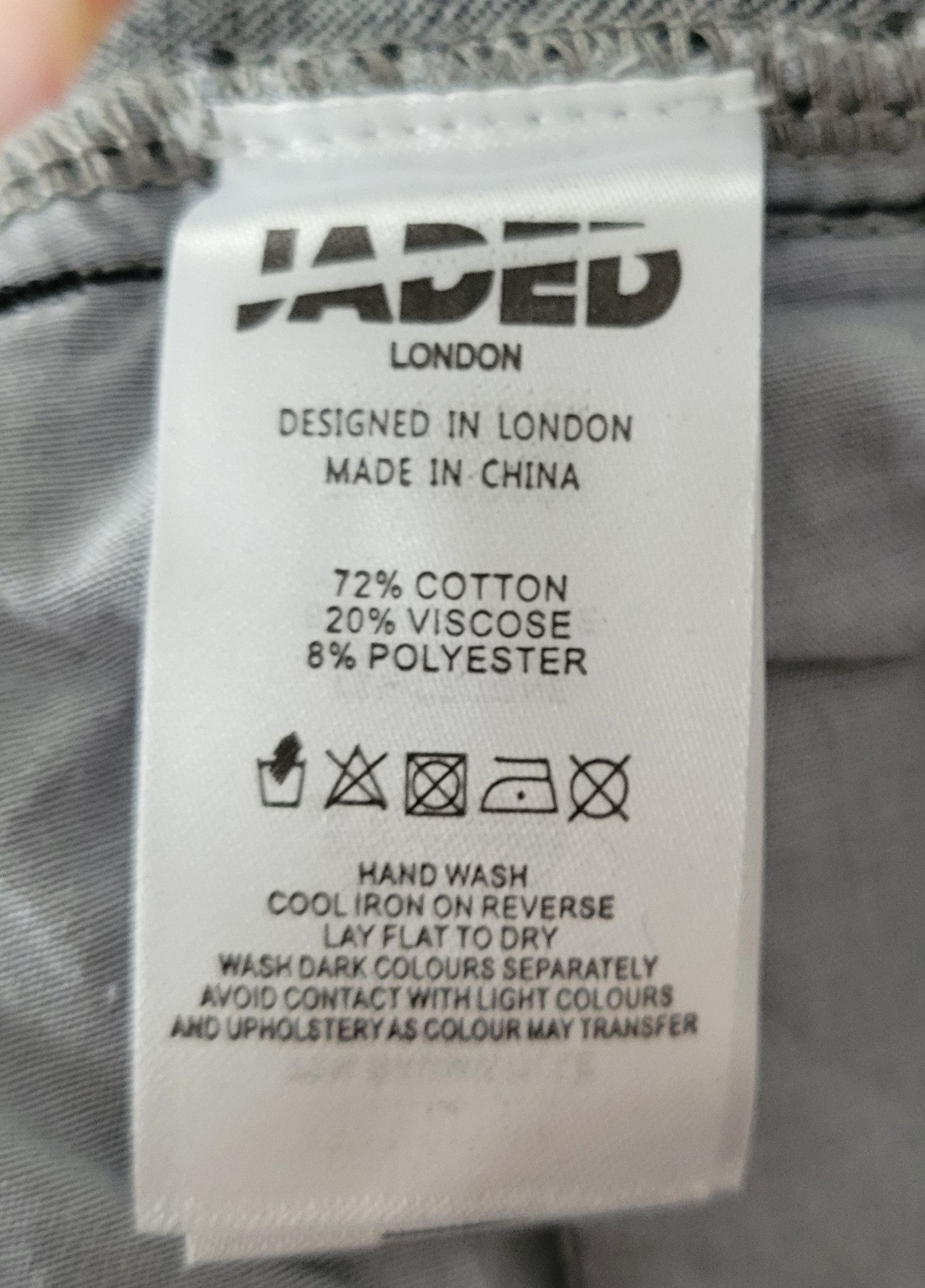 Jaded London Washed Flared Jeans Size US 28 / EU 44 - 4 Thumbnail