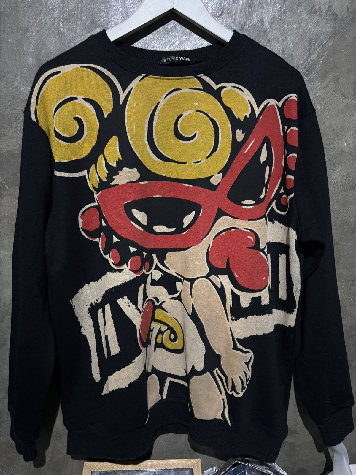 Hysteric Glamour HYSTERIC WAWA CREWNECK Size US XXL / EU 58 / 5 - 1 Thumbnail