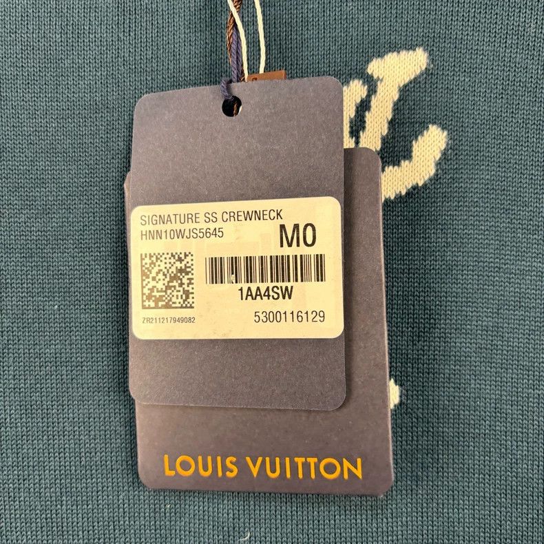 Louis Vuitton Louis Vuitton FW22 piper logo knit short sleeves Size US M / EU 48-50 / 2 - 6 Thumbnail
