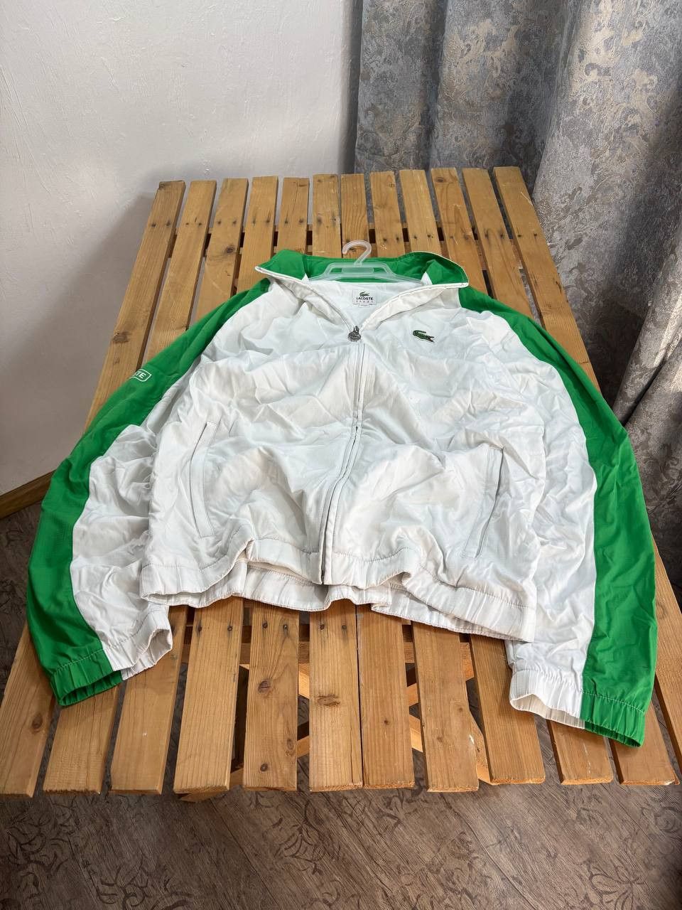 Lacoste Lacoste Sport Y2K Drill Vintage Nylon Bomber Jacket Size US M / EU 48-50 / 2 - 1 Thumbnail