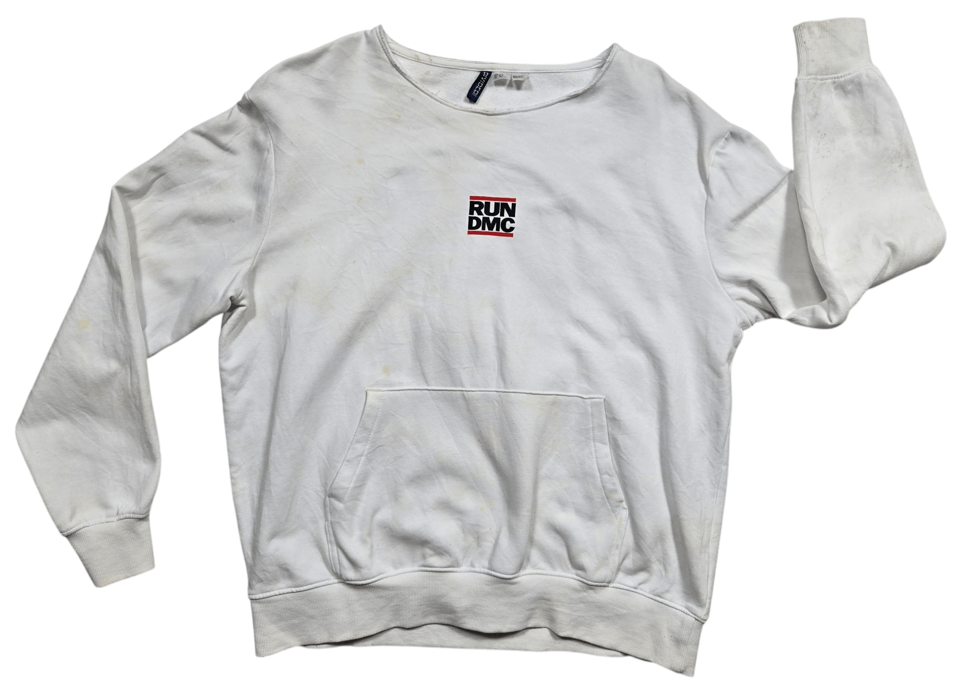 Rap Tees Run Dmc Hip Hop Sweatshirt Distressed Size US XXL / EU 58 / 5 - 5 Thumbnail