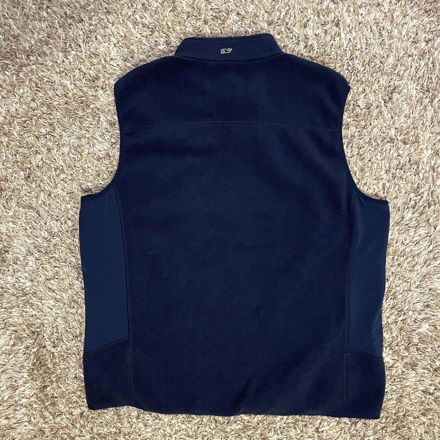 Vineyard Vines Vineyard Vines by Shep & Ian Fleece Vest Unisex XL Blue Full Zip Vest Pockets Logo Whale Size US XL / EU 56 / 4 - 2 Thumbnail