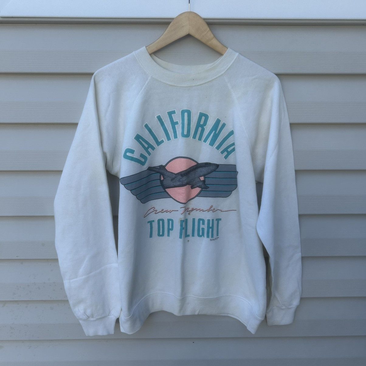 Hanes × Vintage 1980s California top flight sweatshirt Size US L / EU 52-54 / 3 - 2 Thumbnail