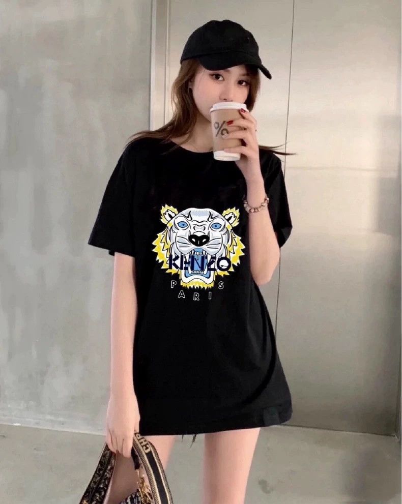 Kenzo KENZO Classic embroidered gradient tiger head letter logo Size S / US 4 / IT 40 - 8 Thumbnail