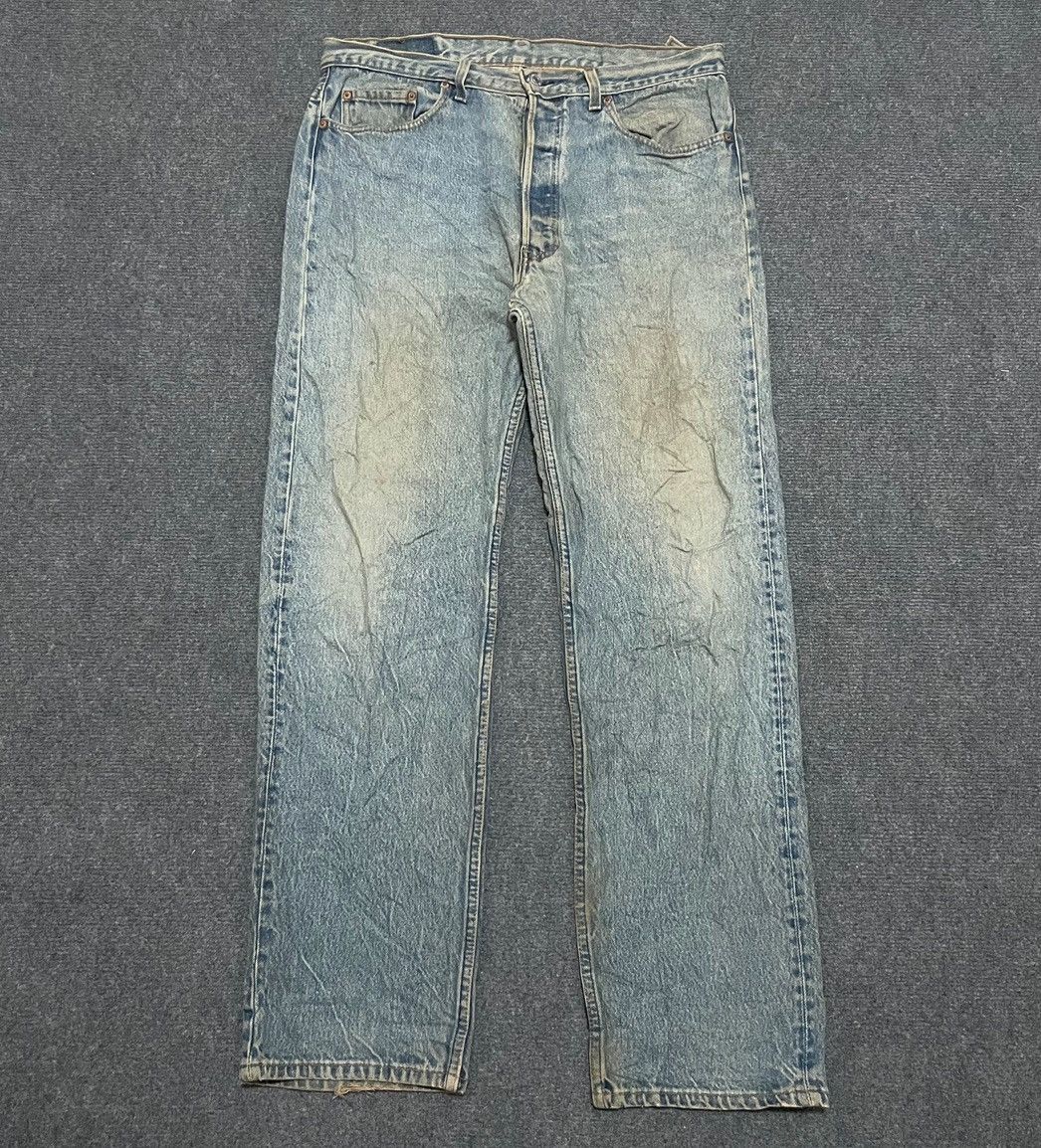 Levi's Vintage Clothing × Vintage 1980s Levis 501xx Old Denim Jeans Made in USA Size US 35 - 10 Thumbnail