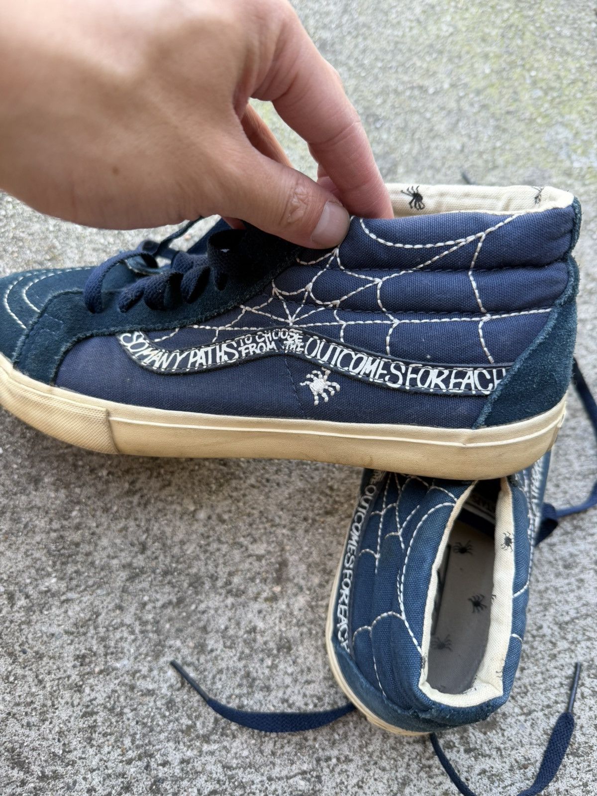 Vans × Wtaps WTAPS Vans Sk8 Mid “S” Navy Size US 8 / EU 41 - 10 Thumbnail