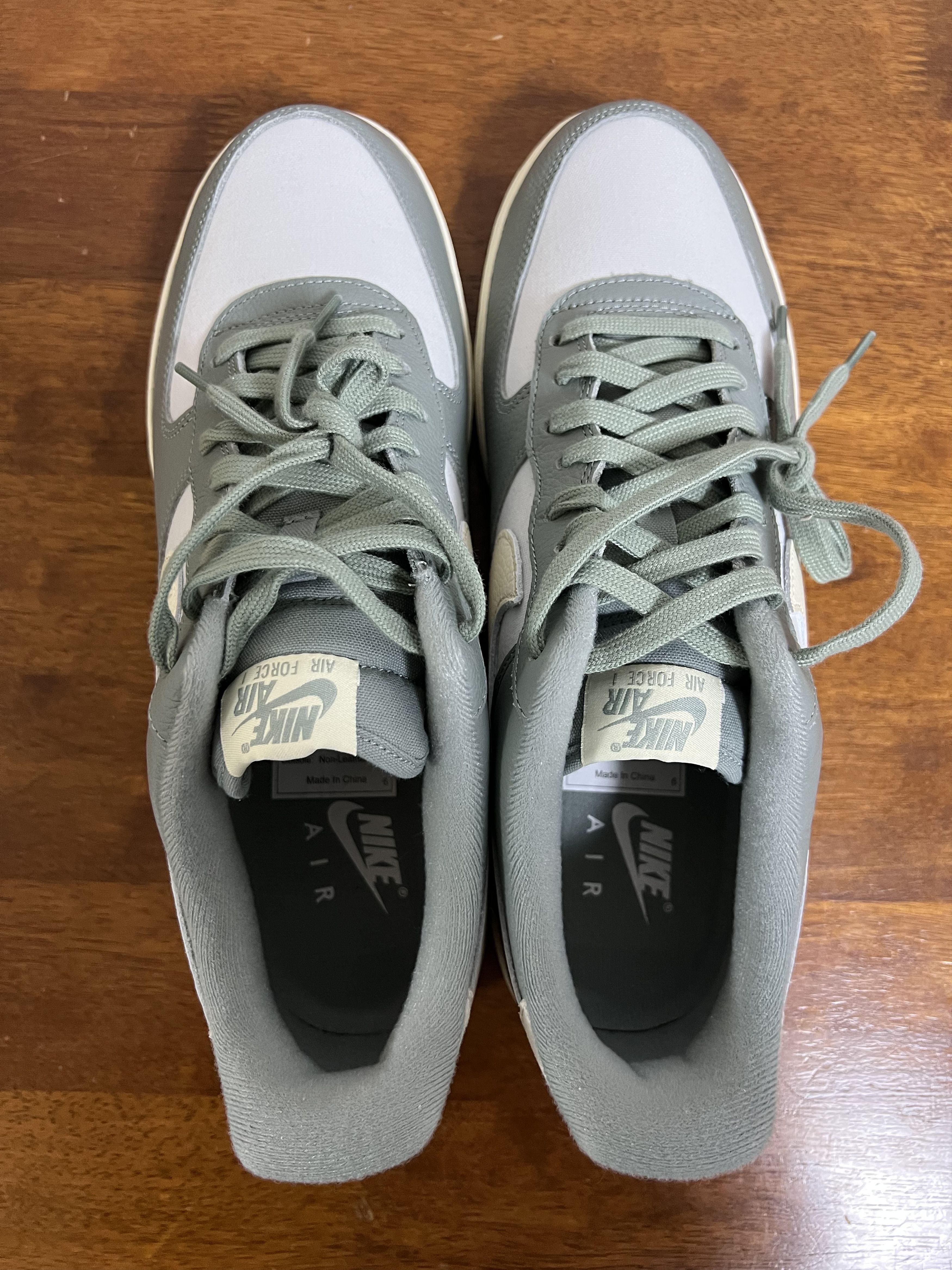Nike 💚 2023 Nike Air Force 1 '07 LX Mica Green/Coconut Milk NEW Size US 12 / EU 45 - 11 Thumbnail