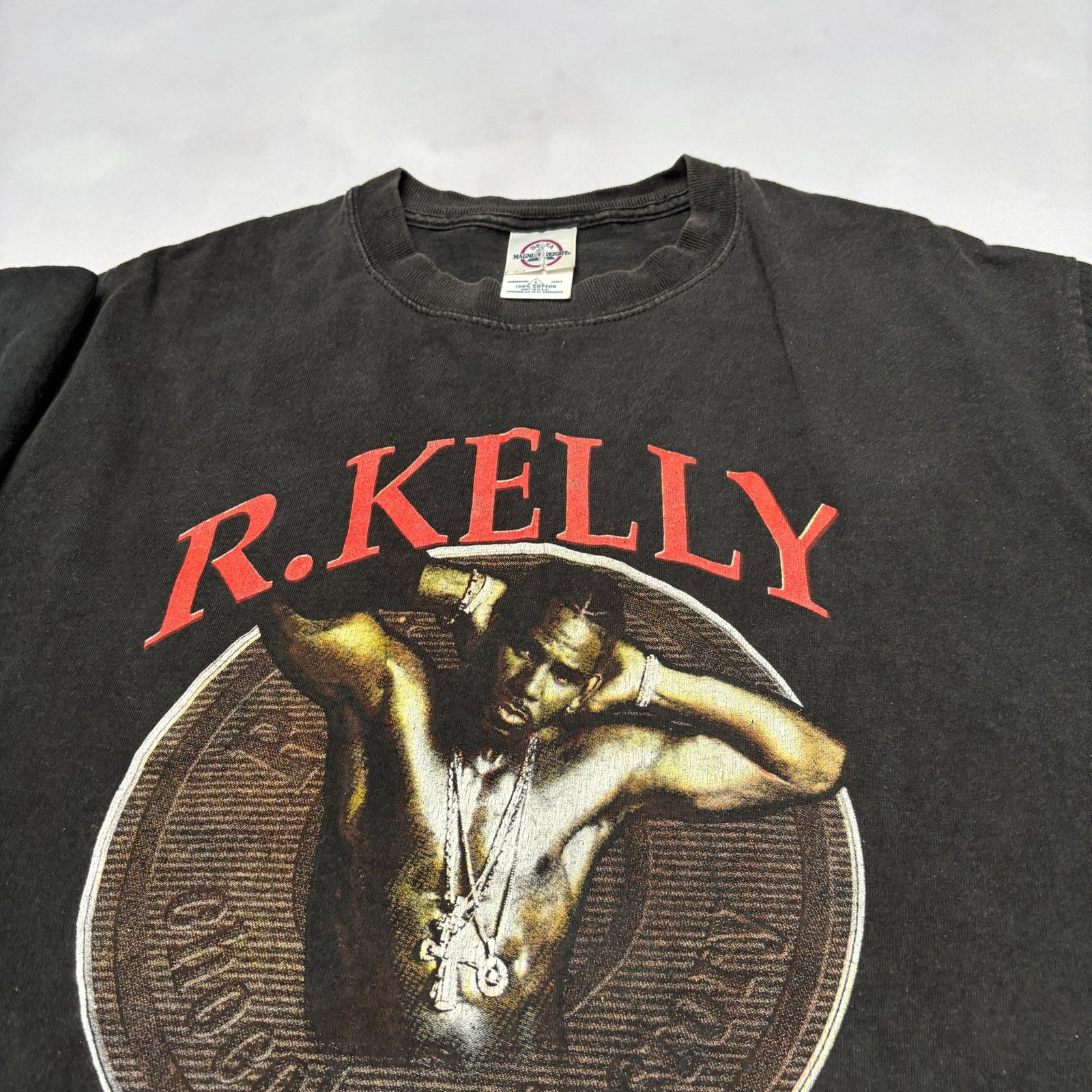 Delta Vintage 2003 R Kelly Ashanti Tour Shirt Rap Tee R&B Black L Size US L / EU 52-54 / 3 - 10 Thumbnail