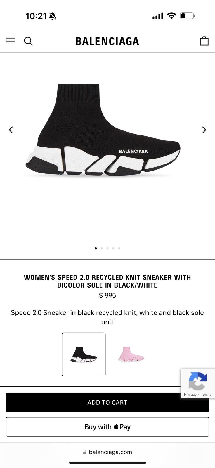 Balenciaga BALENCIAGA SPEED 2.0 Size US 8.5 / IT 38.5 - 14 Thumbnail