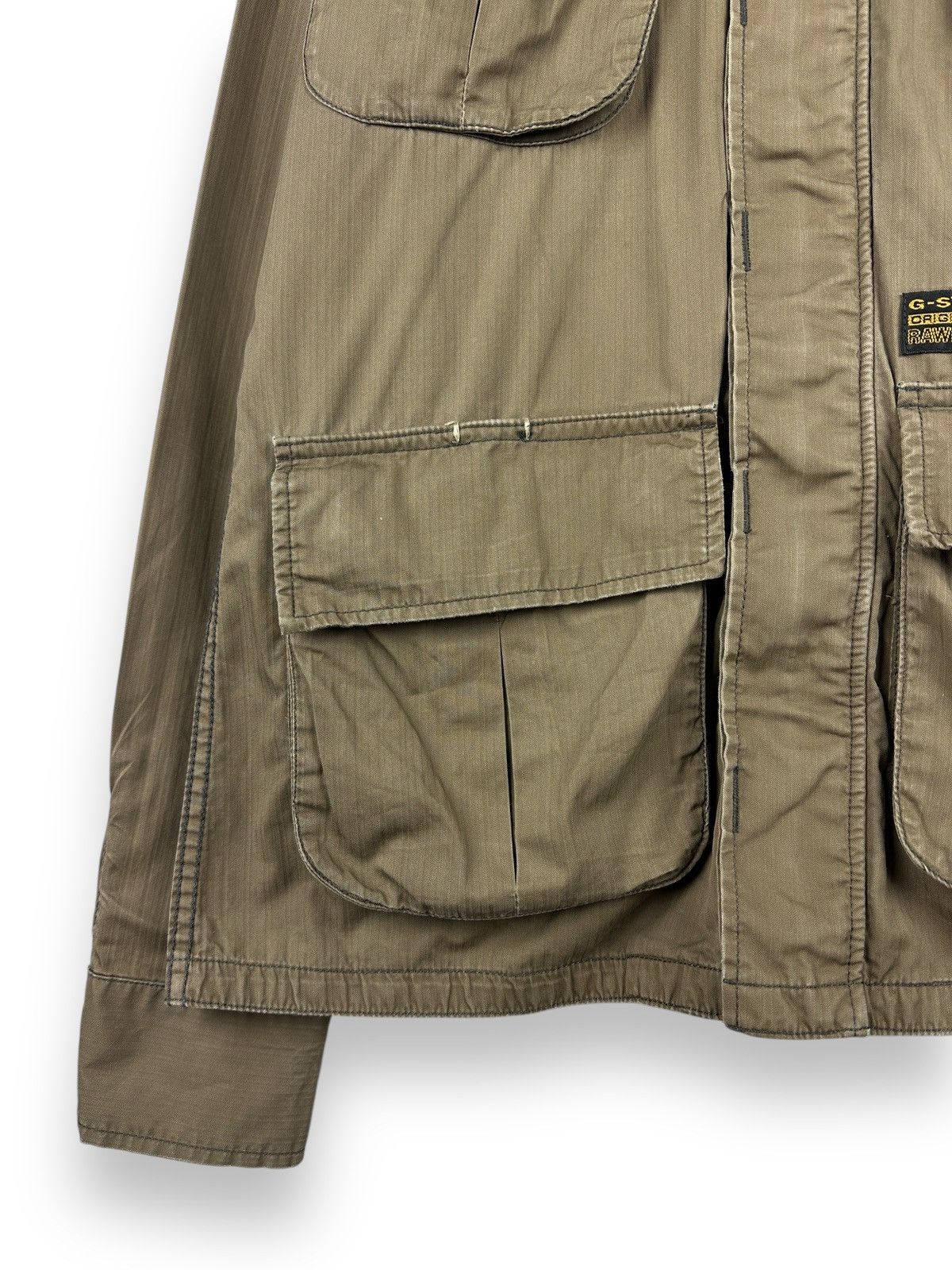 G-Star × Vintage Vintage G-Star Navigator Delta Overshirt Military Jacket Size US XL / EU 56 / 4 - 9 Thumbnail