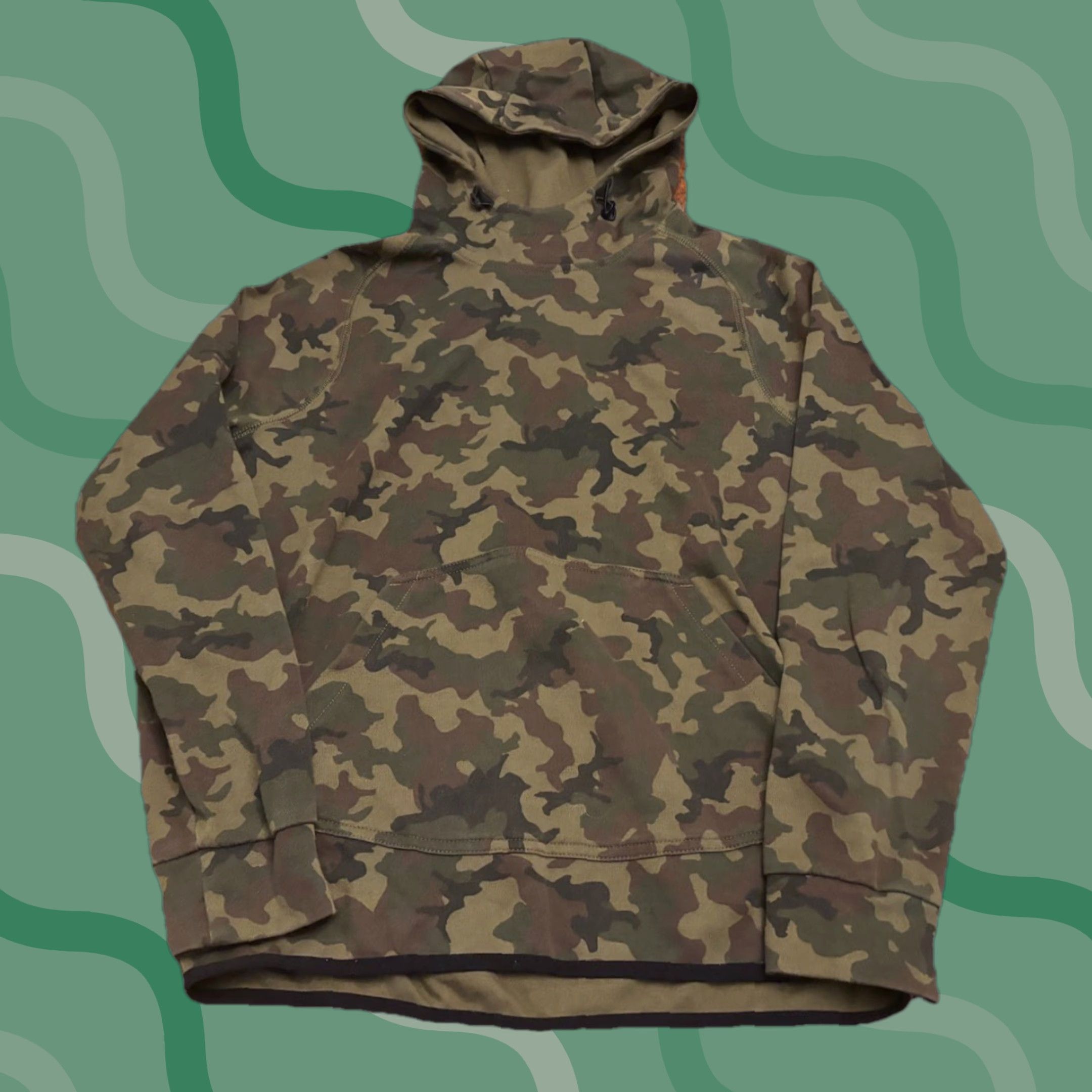 Fila FILA Sport Hoodie Mens Pullover Colorful Multicolor Black Camo Hooded Sz M Size US M / EU 48-50 / 2 - 1 Thumbnail