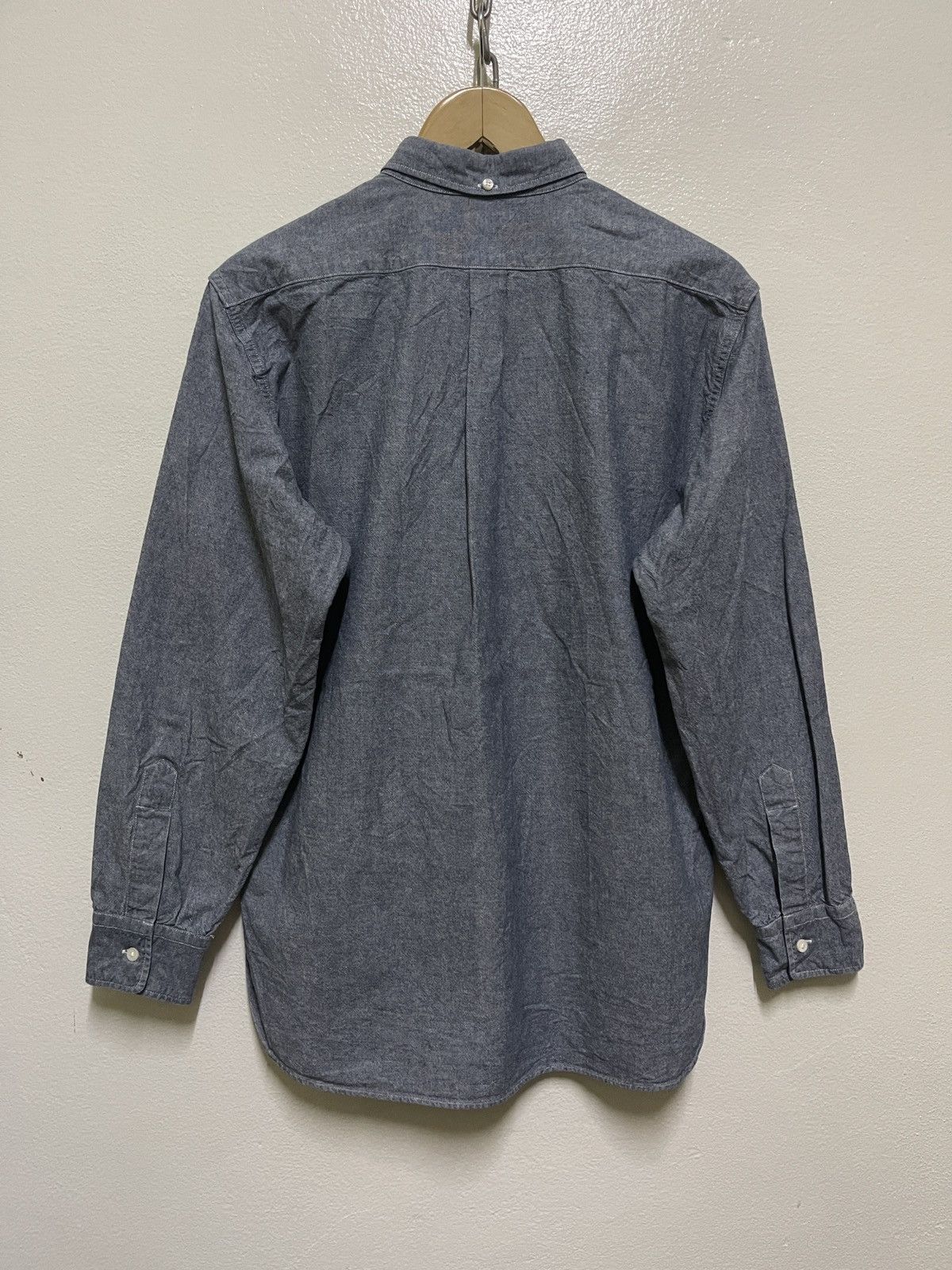 Japanese Brand Warehouse Casual Button Down Chambray Shirt 40 Size US M / EU 48-50 / 2 - 7 Thumbnail