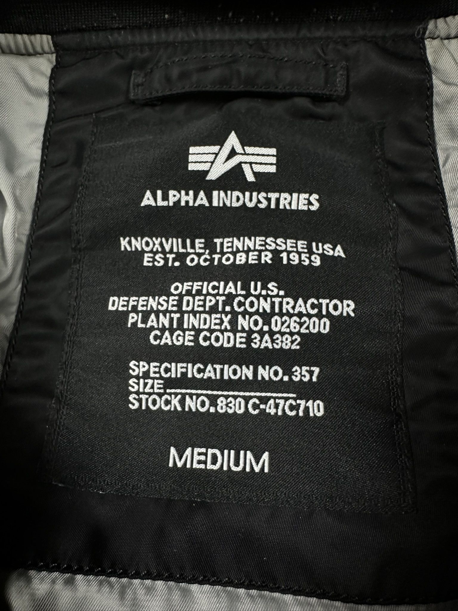 Alpha Industries Alpha Industries x NASA Nylon Bomber Jacket Size US M / EU 48-50 / 2 - 4 Thumbnail
