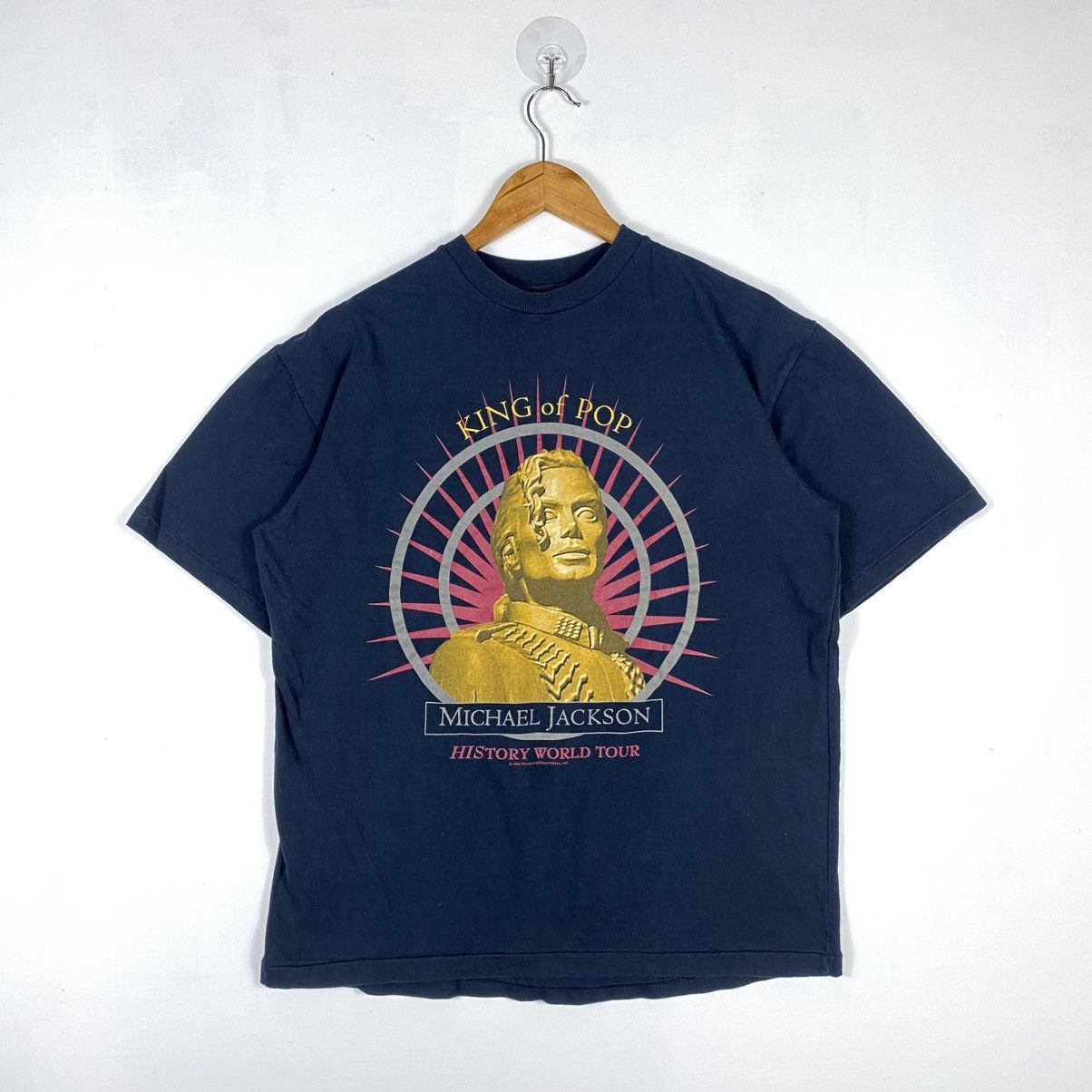 Michael Jackson Vintage 90's MICHAEL JACKSON History World Tour Promo Tee Size US L / EU 52-54 / 3 - 2 Thumbnail