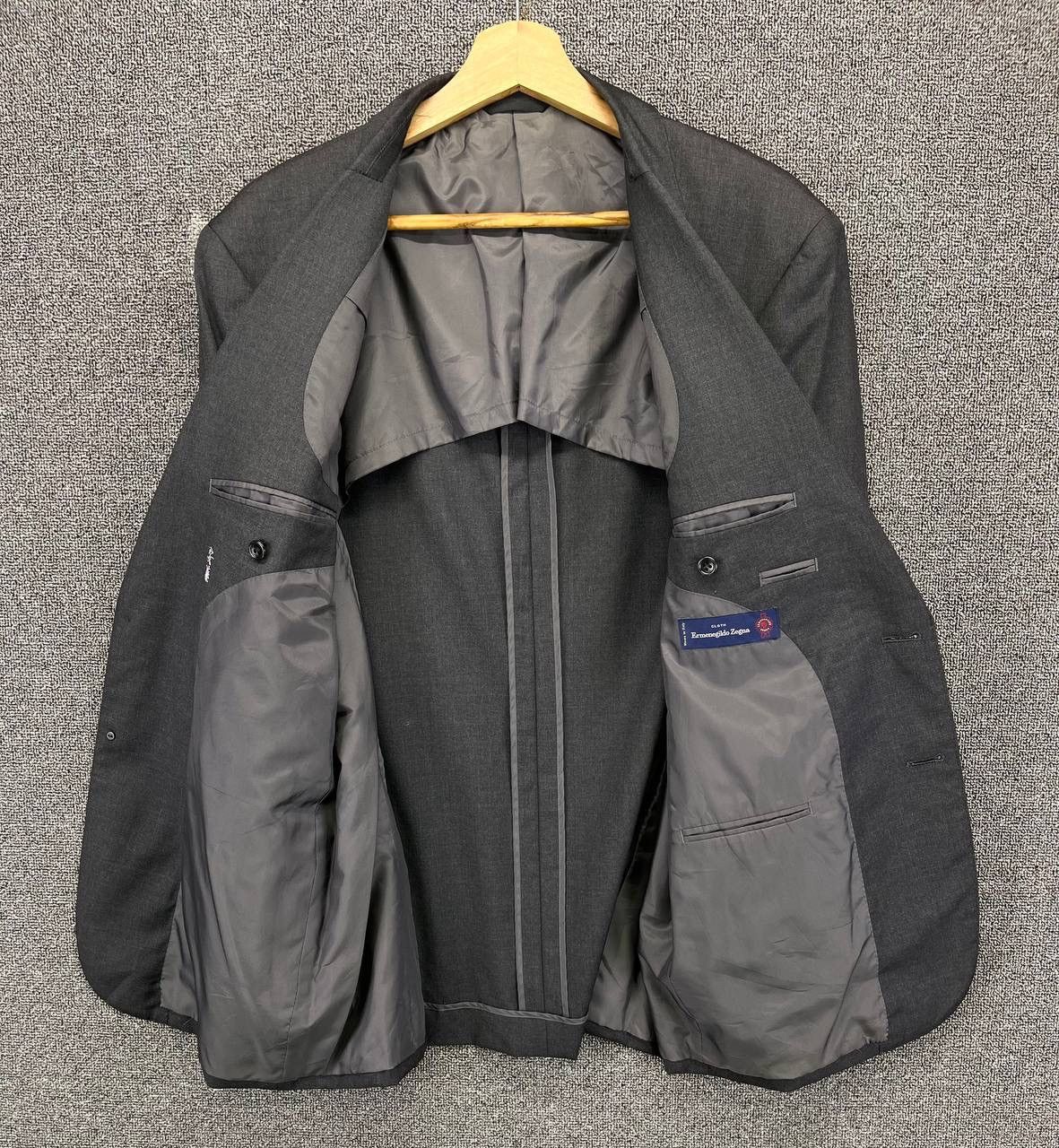Ermenegildo Zegna × Vintage Vintage Ermenegildo Zegna Luxury Wool Blazer Coat Jacket Size US M / EU 48-50 / 2 - 7 Thumbnail