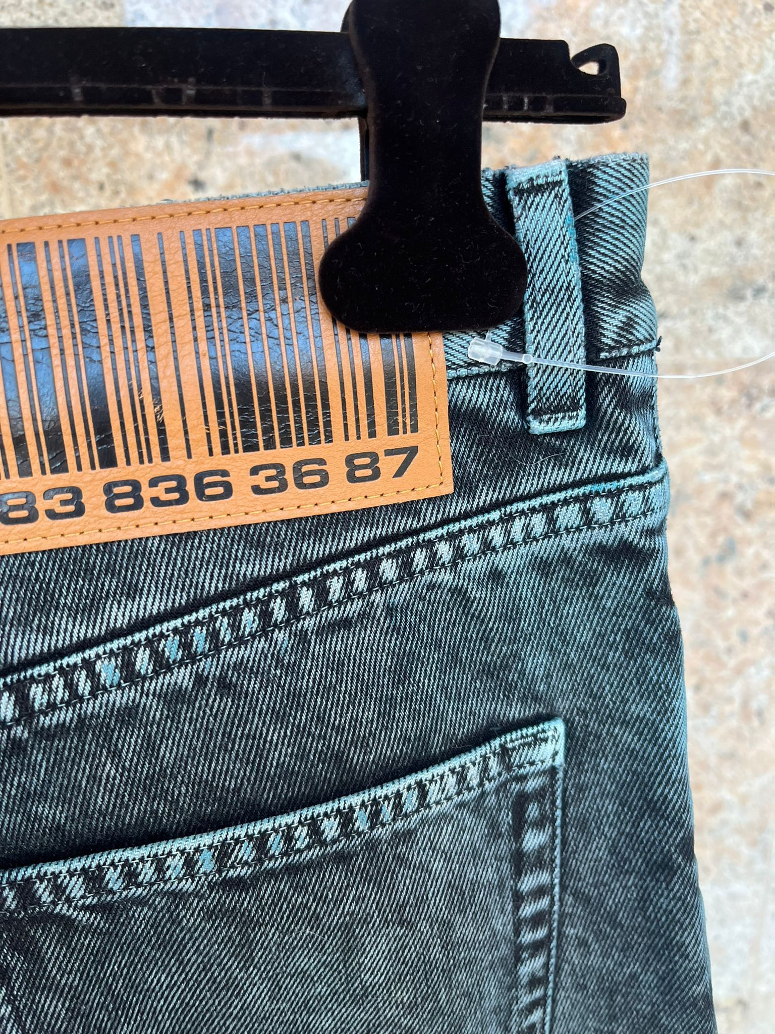 Vetements Barcode Logo Denim in Indigo Size US 30 / EU 46 - 6 Thumbnail