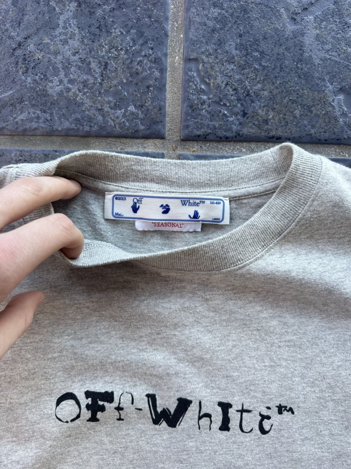 Off-White Off-White Faces Tee Size US S / EU 44-46 / 1 - 3 Thumbnail