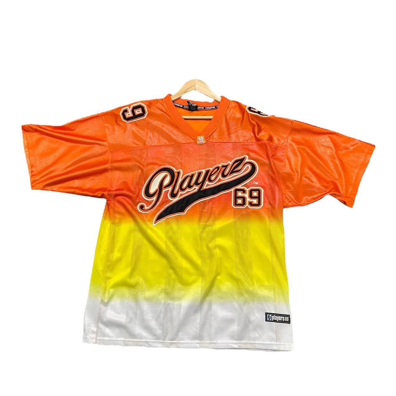 PLAYERS 69 トップス XL ブランド Obasin BASEBALL JERSEY [YELLOW