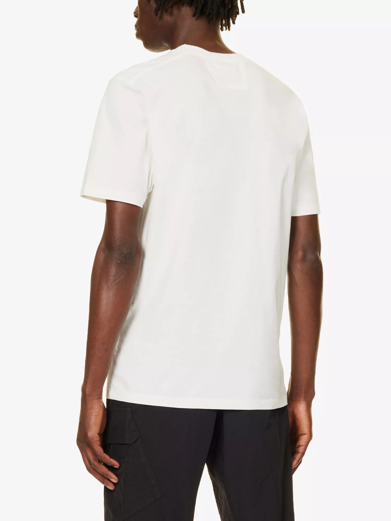 C.P. Company o1y1224 Logo Crewneck T-Shirt in White Size US XL / EU 56 / 4 - 3 Thumbnail