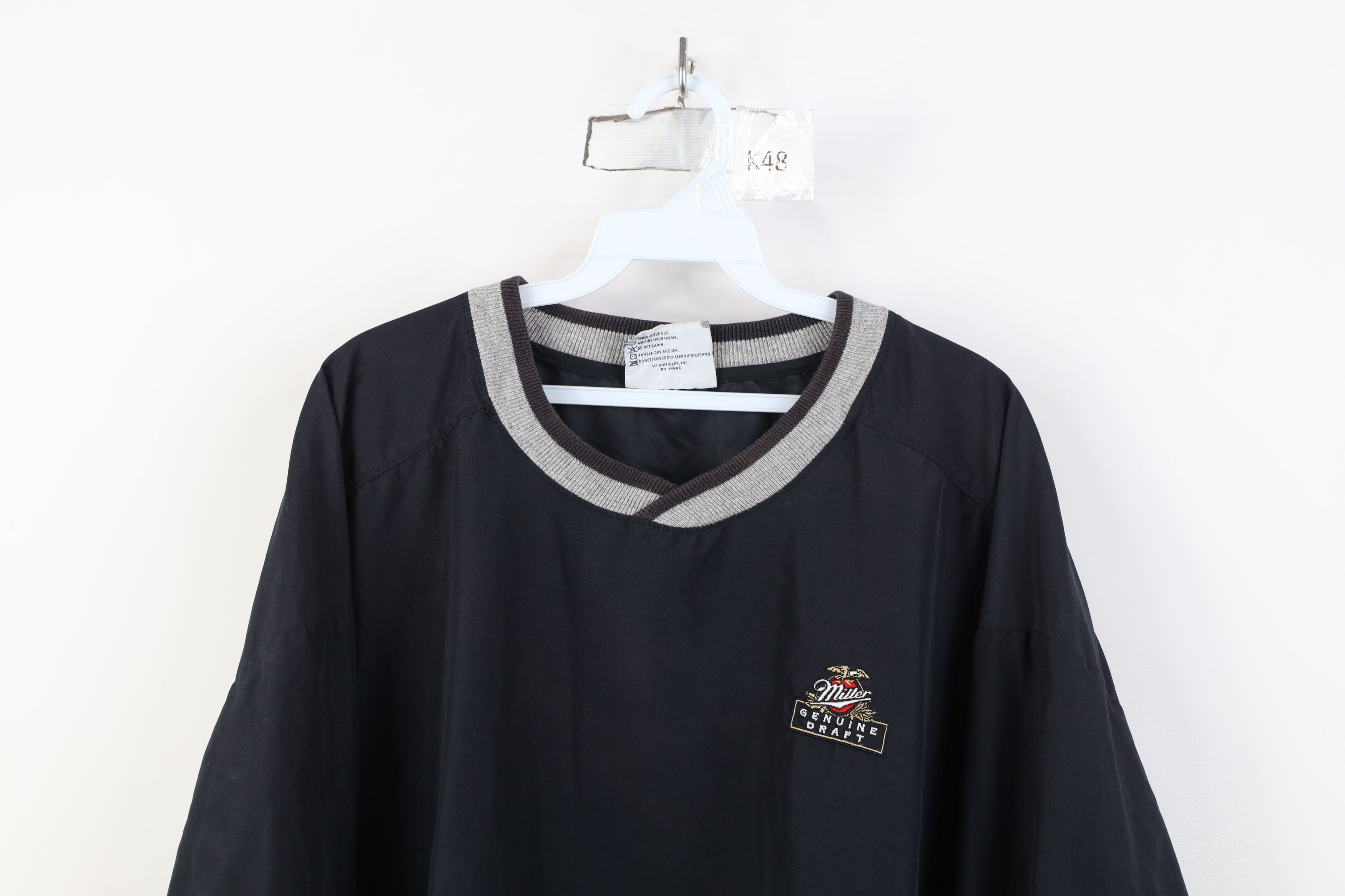 Vintage Vintage 90s Miller Genuine Draft Beer Windbreaker Jacket USA Size US XL / EU 56 / 4 - 2 Thumbnail