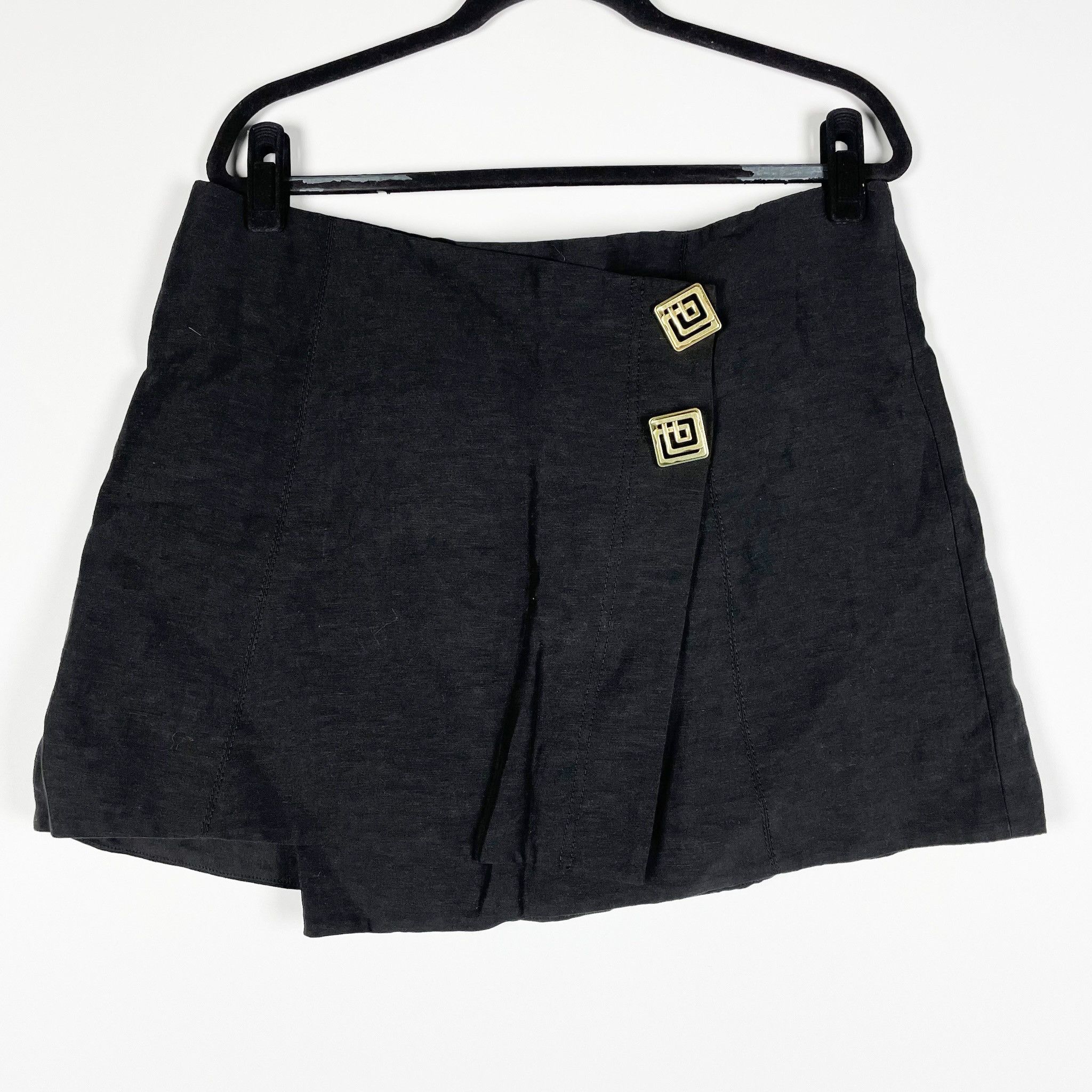 Aje NEW Aje Realm Linen Blend Geometric Button Size 36" / US 14 / IT 50 - 1 Thumbnail
