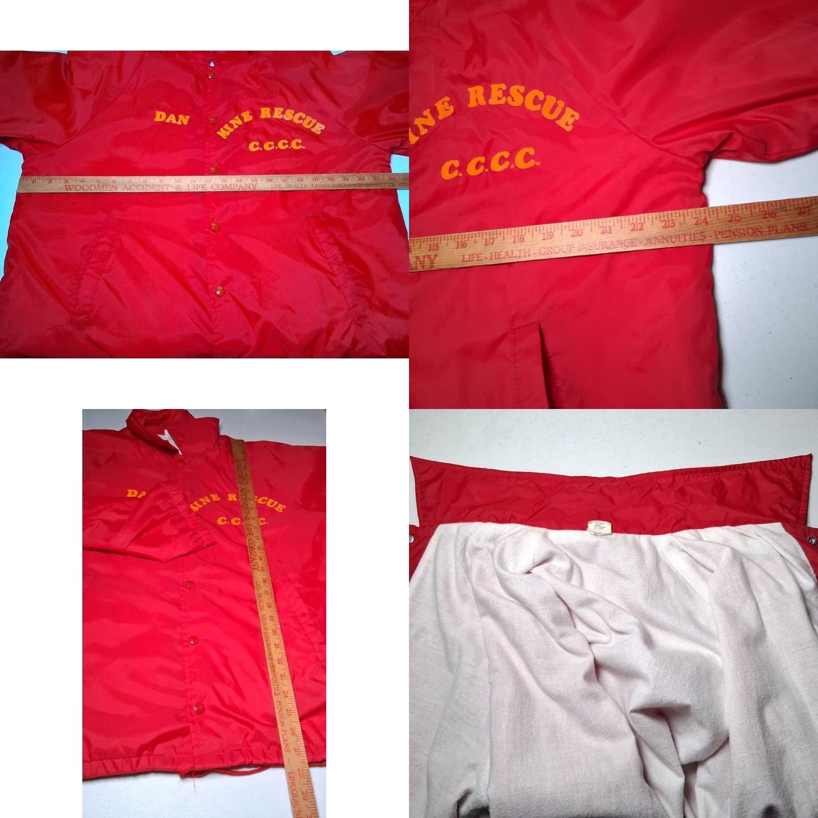 Vintage VINTAGE MINE Jacket Men L Red Snap Nylon Softshell Workwear CCCC DAN WINDJACKET Snaps Coal Mine Resuce COAL MINE 2010s Mens Size US L / EU 52-54 / 3 - 8 Thumbnail