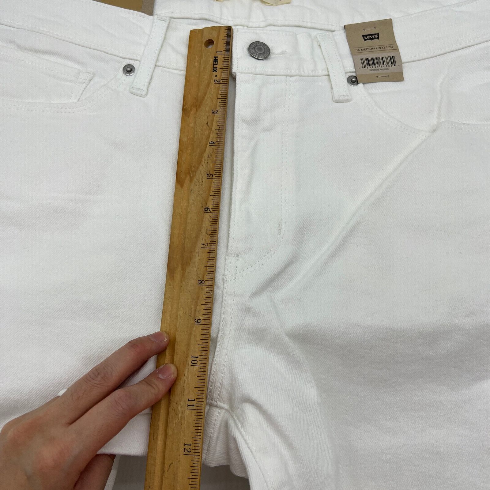Levi's Levi's Women's Classic Straight Jeans White 16 Size 33" - 6 Thumbnail