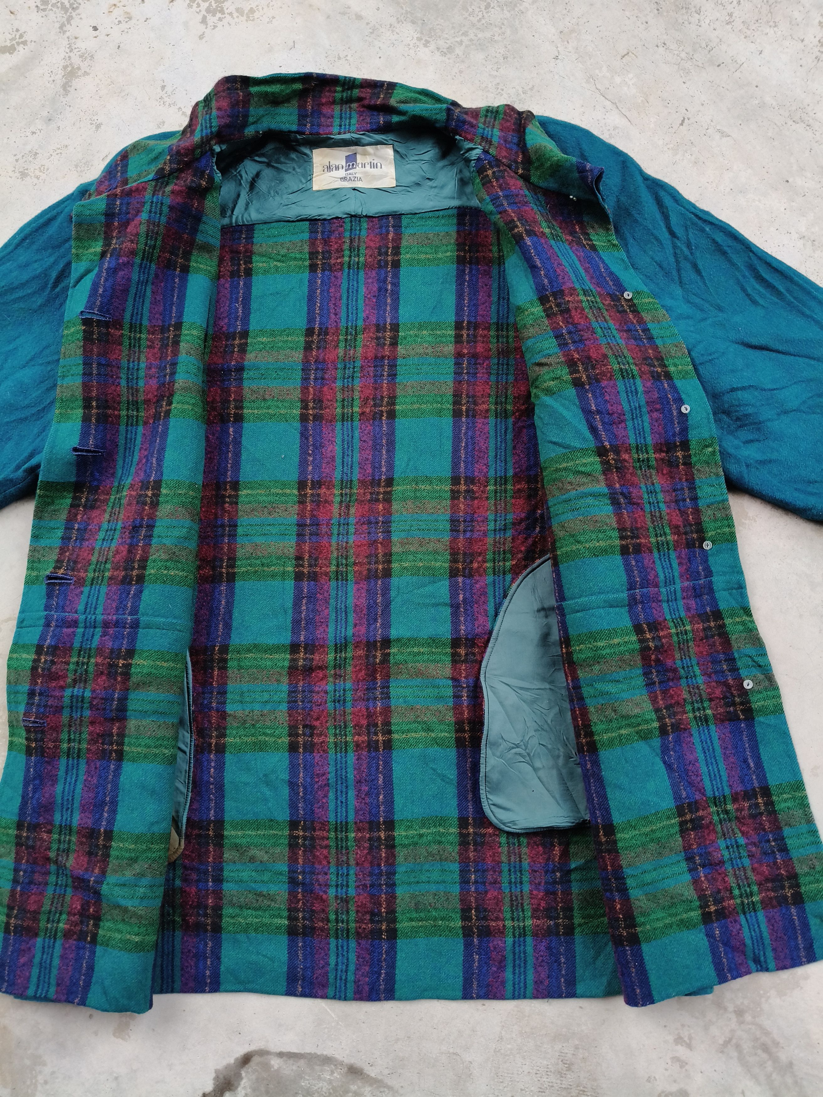Designer × Japanese Brand × Vintage Alan Martin Wool Button up Jacket Size L / US 10 / IT 46 - 8 Thumbnail