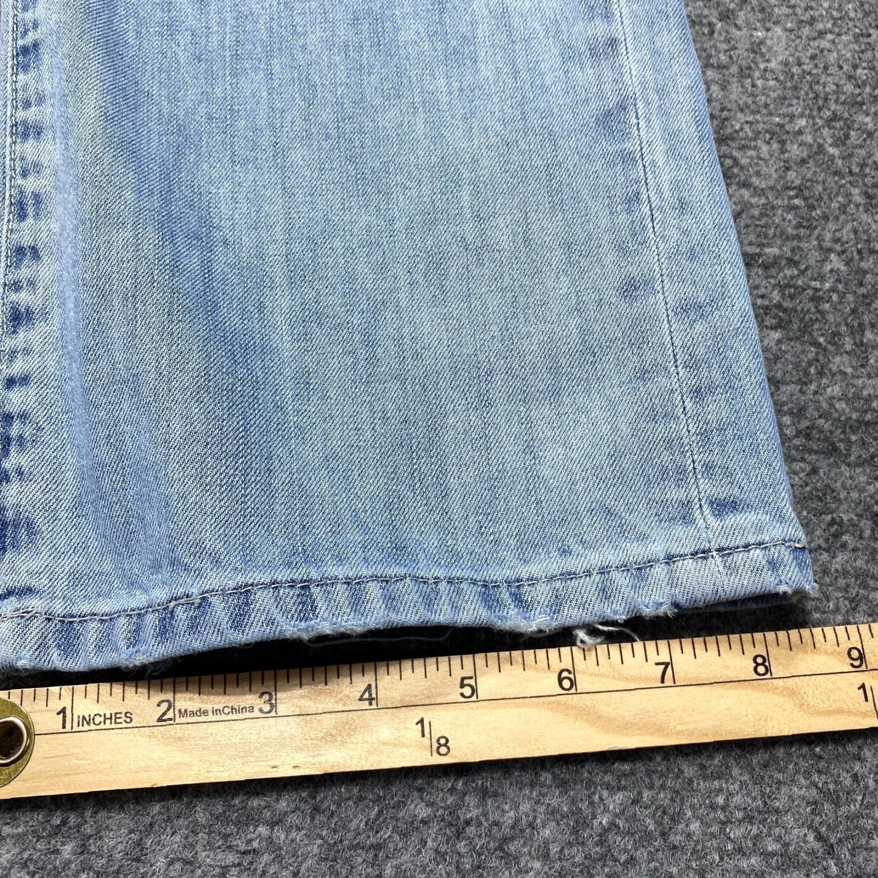 Marcs Marc Ecko Jeans Men 36x30 Blue Cut Sew Straight Leg Light Wash 36x30 Jeans Regular Blue Retro 90s Size US 36 / EU 52 - 7 Thumbnail