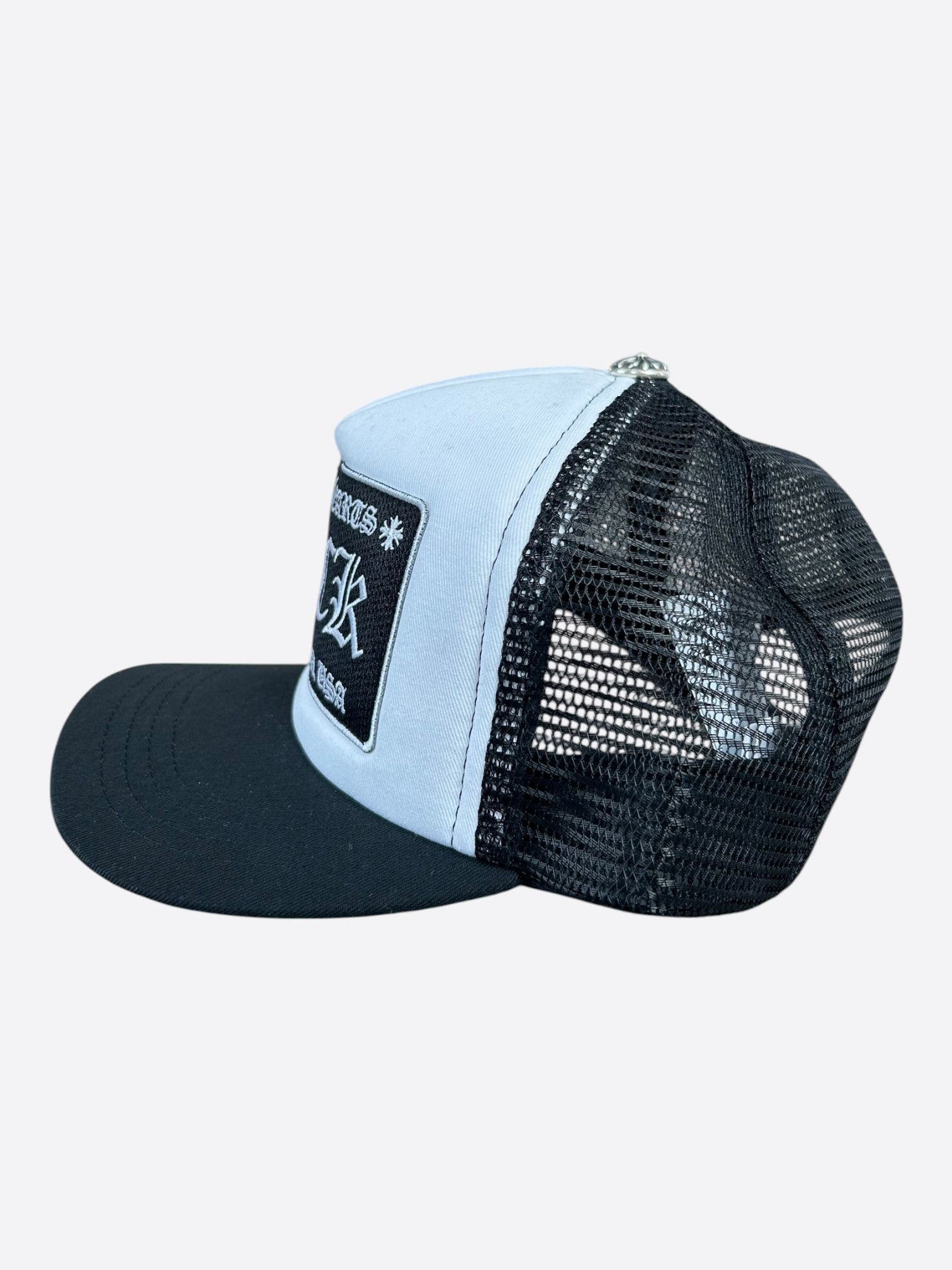 Chrome Hearts Chrome Hearts Black & White F**K Trucker Hat Size ONE SIZE - 4 Thumbnail