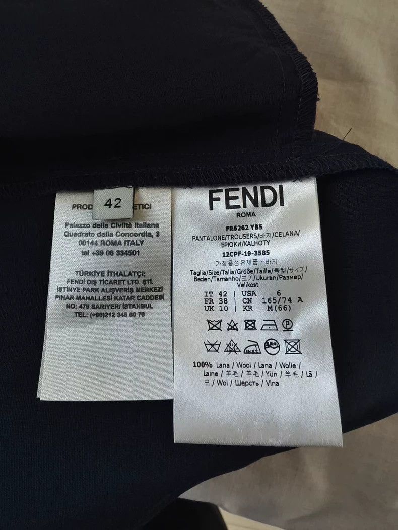 Fendi Fendi Waist Elastic Trousers for Women Size US 38 / EU 54 - 6 Thumbnail