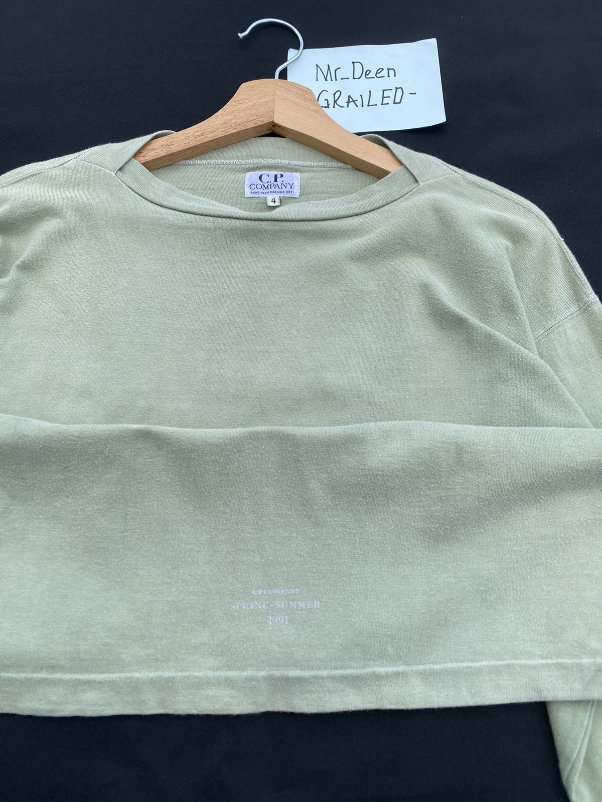 C.P. Company Vintage C.P Company Spring Summer 1991 Longsleeve Tshirt Size US L / EU 52-54 / 3 - 15 Thumbnail